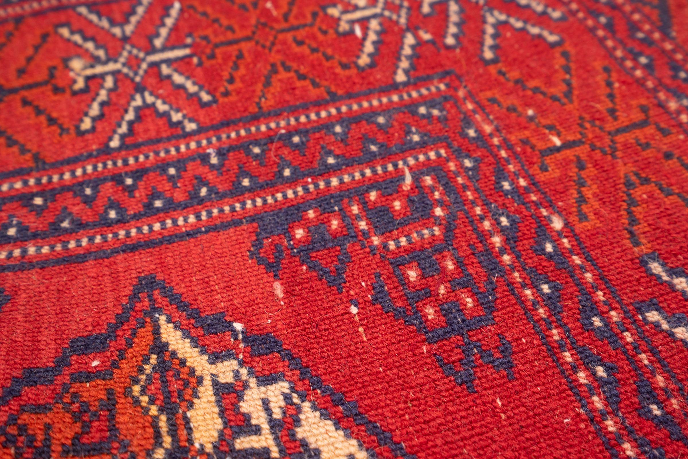Fine Torkaman Yamut Mari Gool (Elephant feet) Persian Rug
