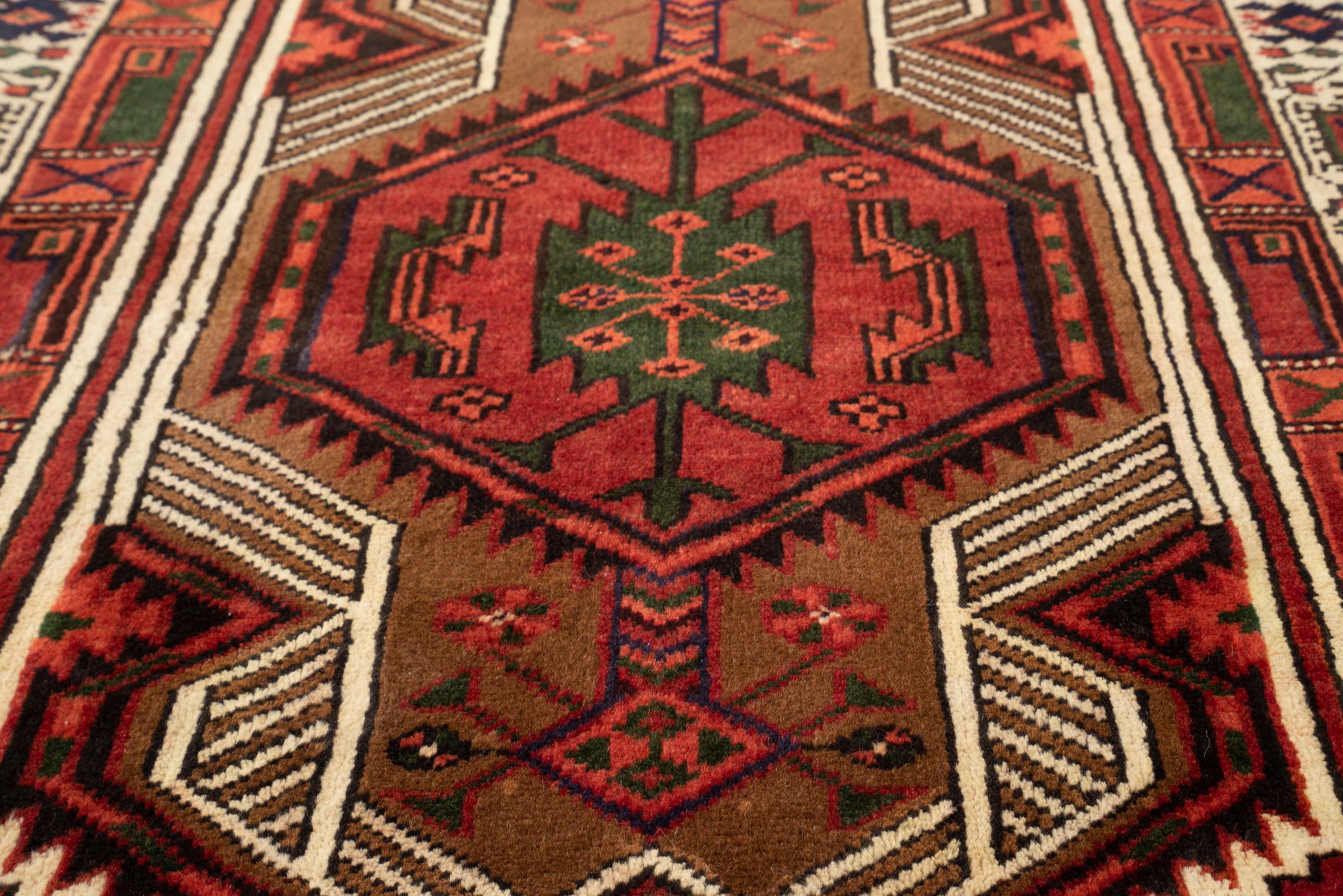 Sarab Qalami Camel Hair Persian Runner Rug