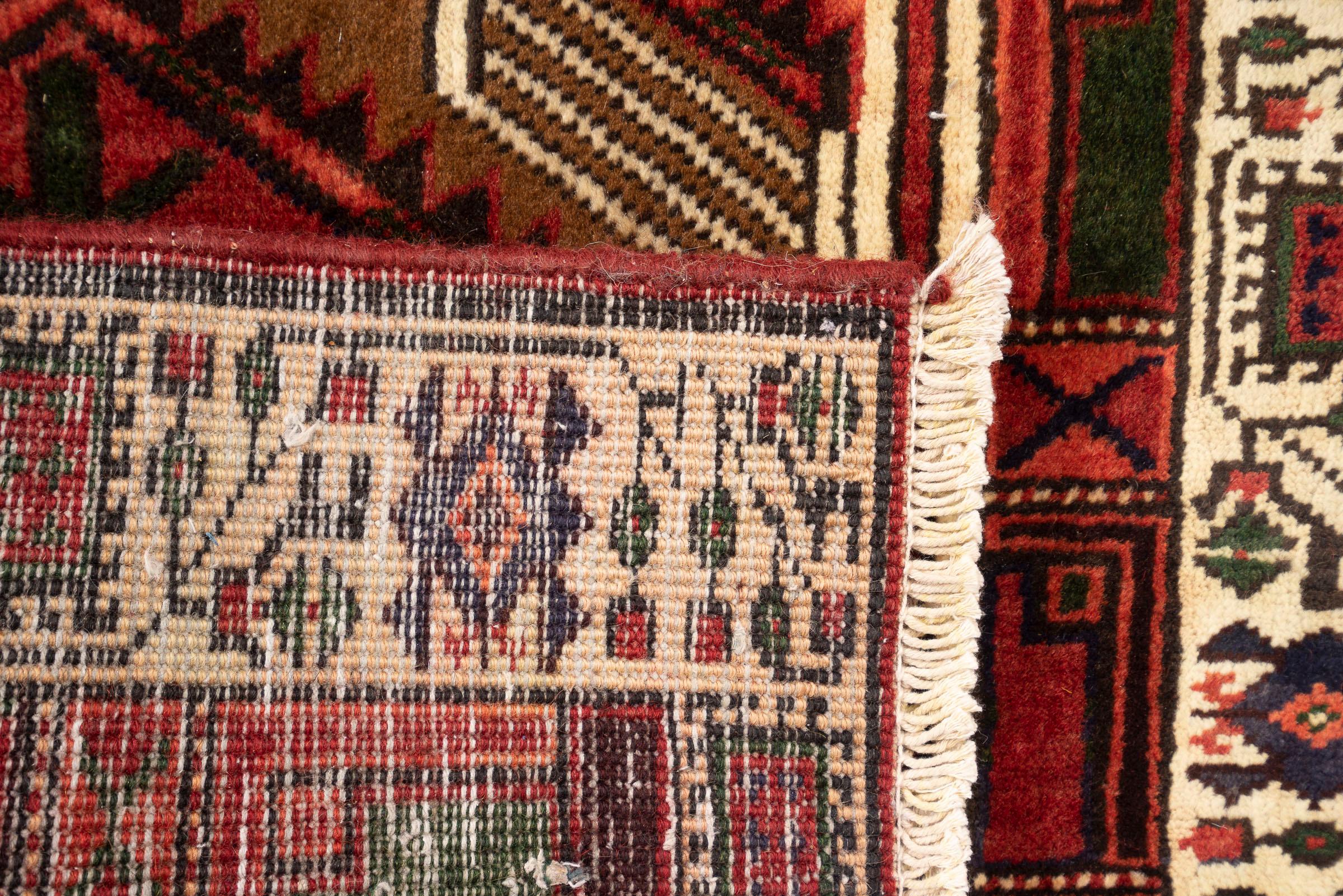 Sarab Qalami Camel Hair Persian Runner Rug