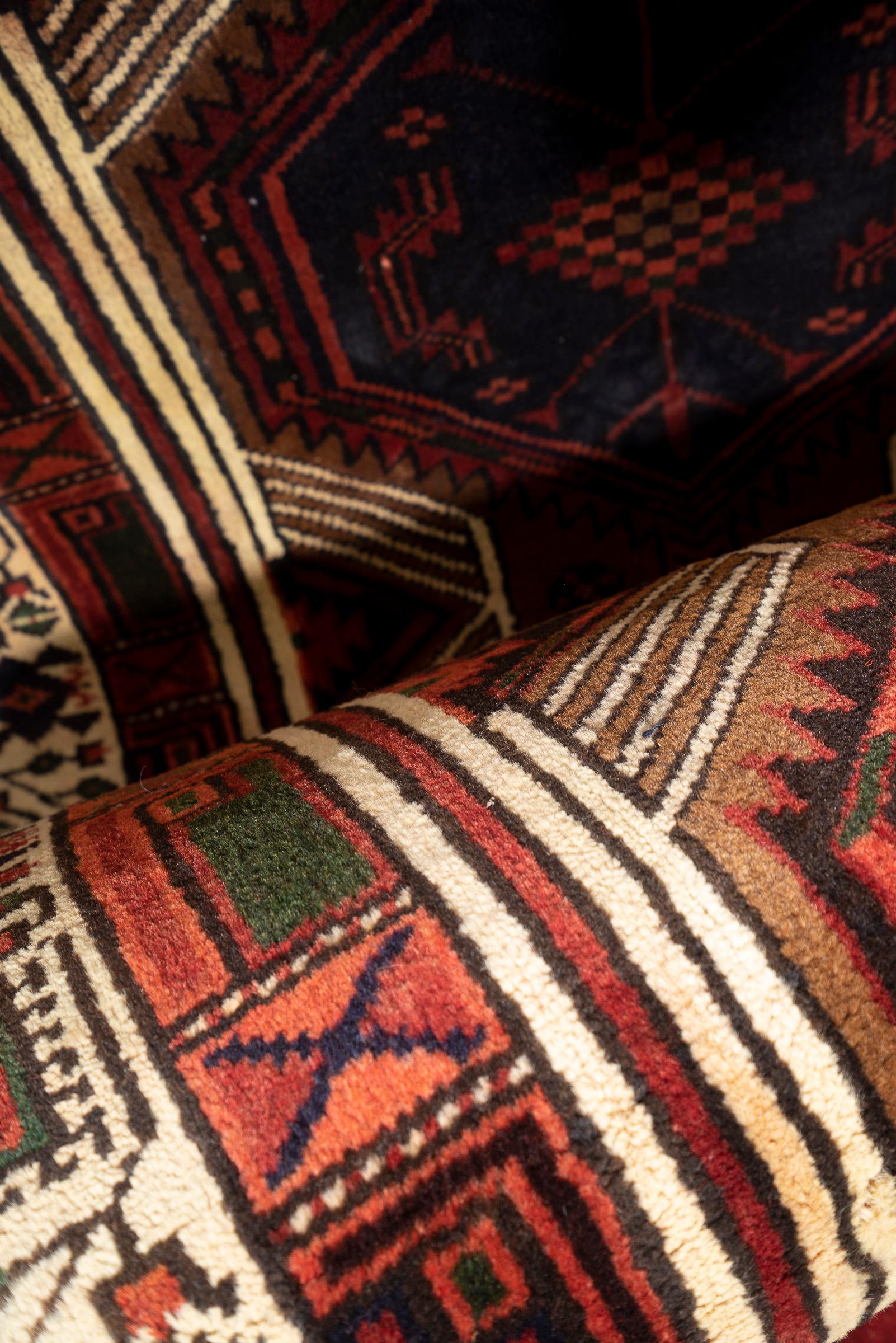 Sarab Qalami Camel Hair Persian Runner Rug
