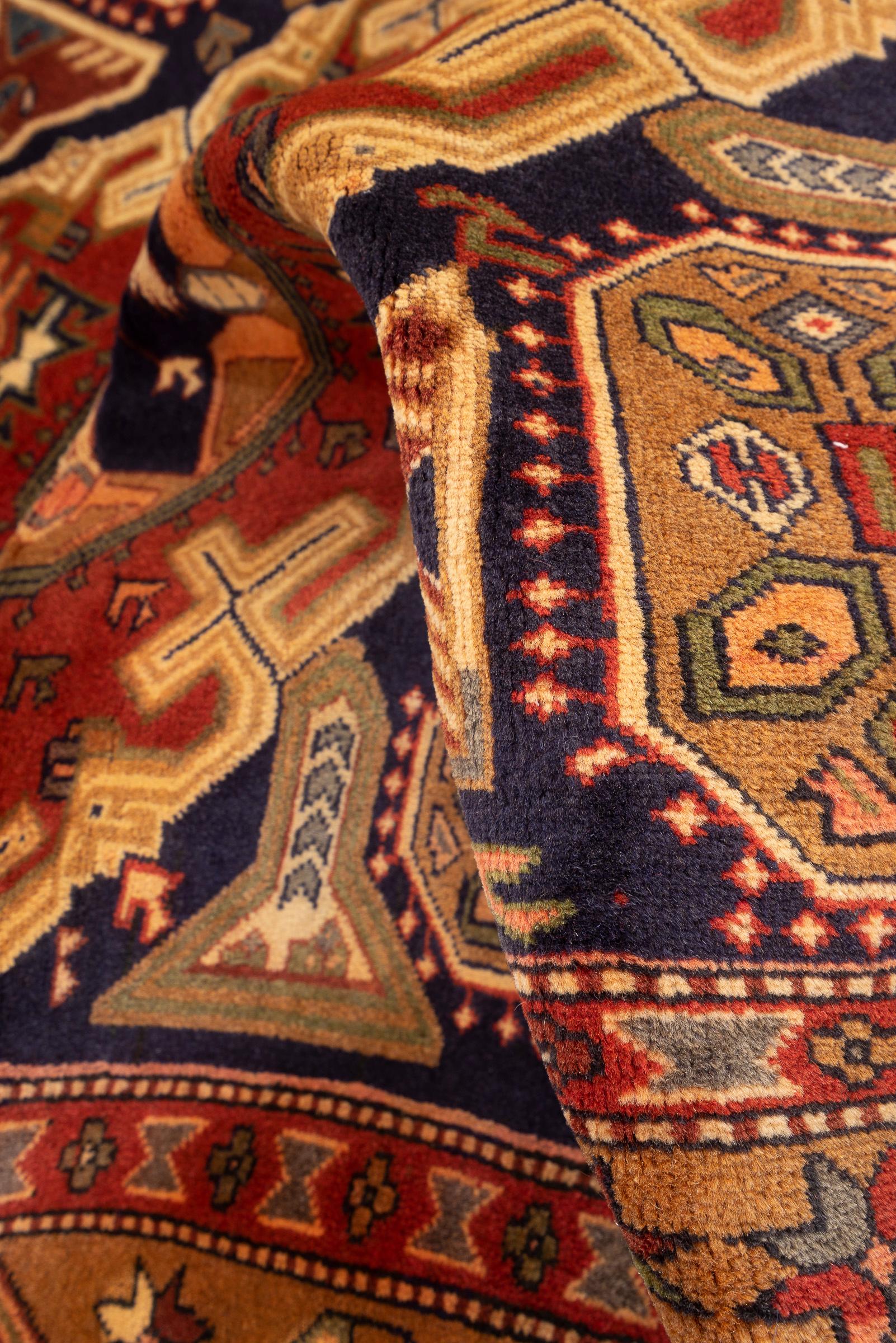 Vintage Ardabil Triple toranj Persian Rug