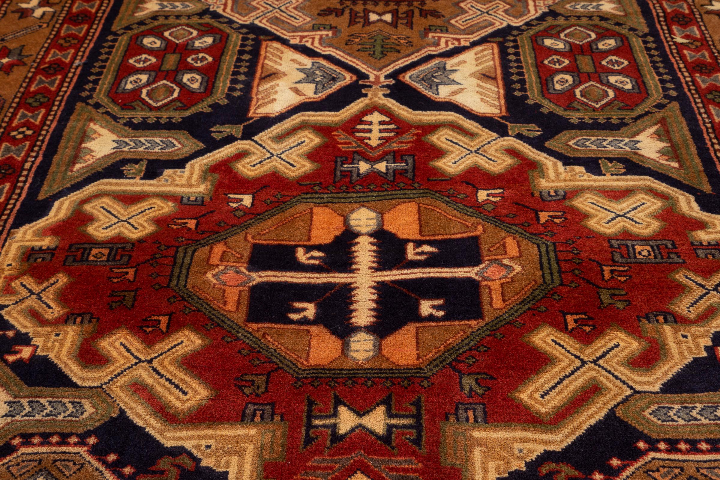 Vintage Ardabil Triple toranj Persian Rug