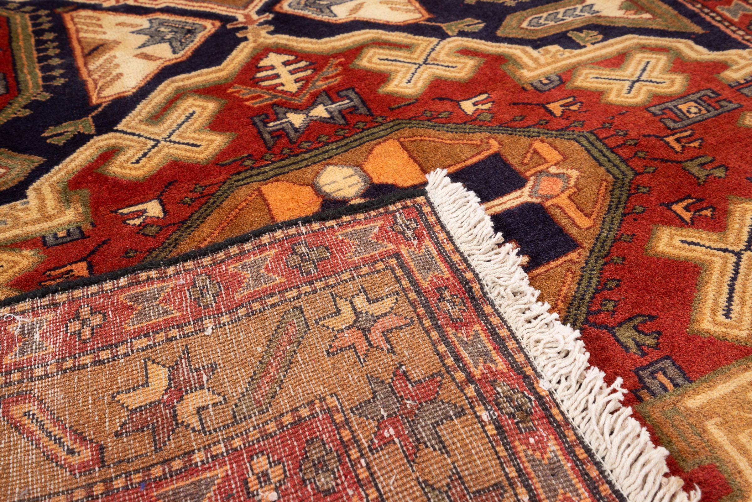 Vintage Ardabil Triple toranj Persian Rug
