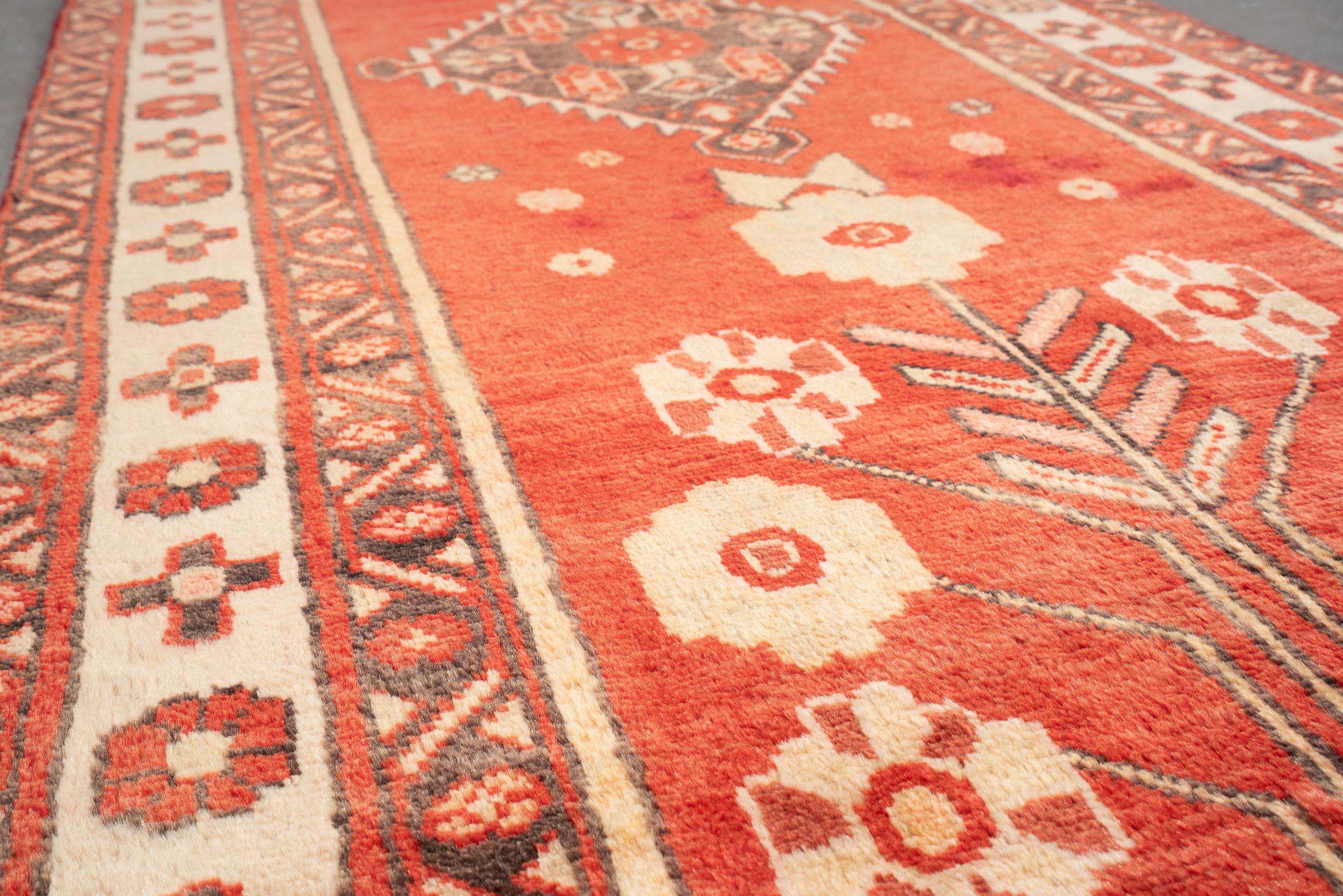 Miane (Dated 1948) Vases Persian Runner Rug