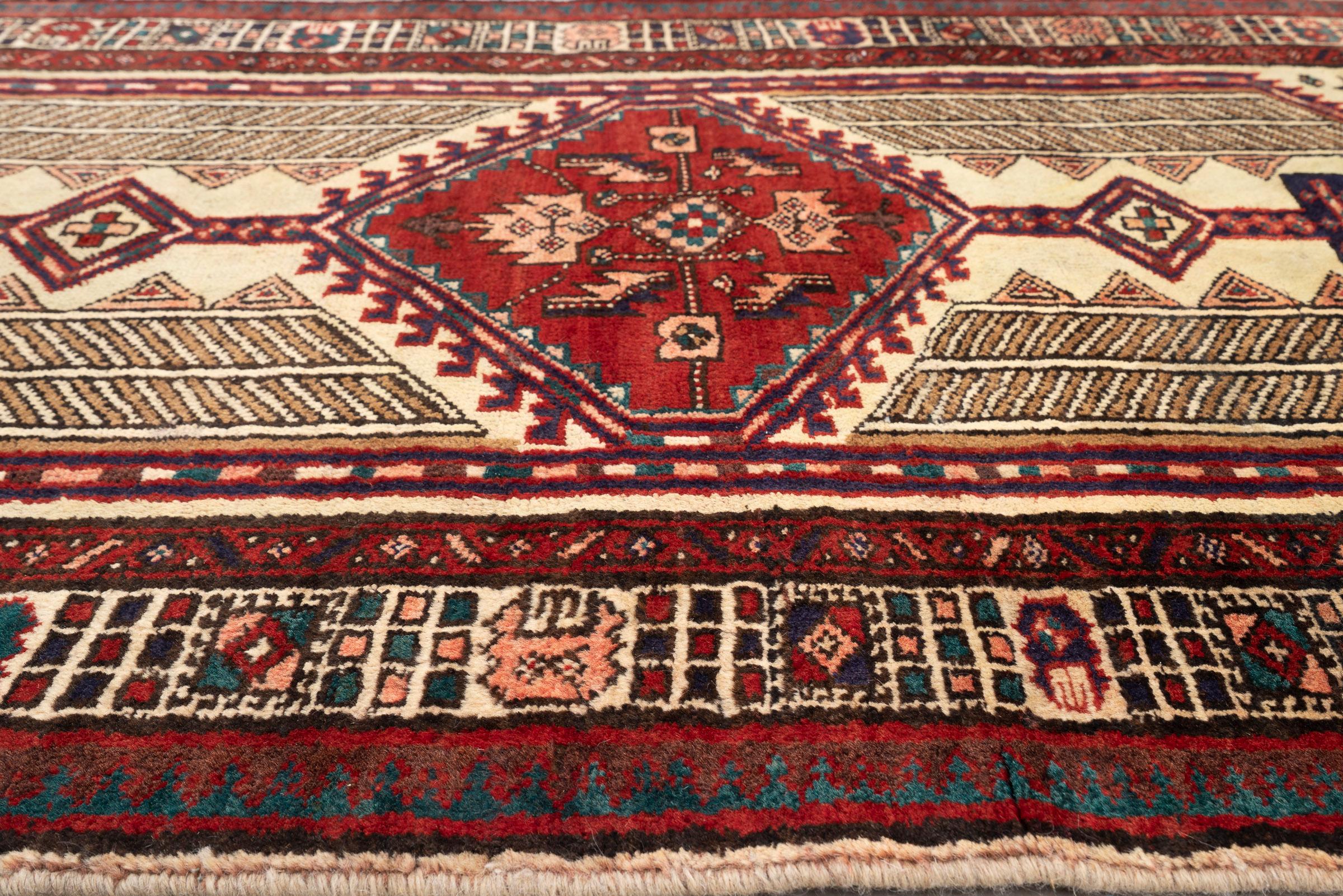 Sarab Qalami Persian Runner Rug