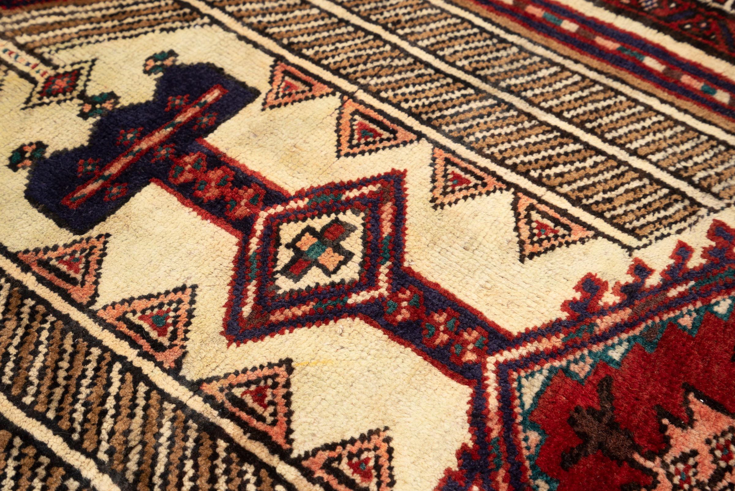 Sarab Qalami Persian Runner Rug