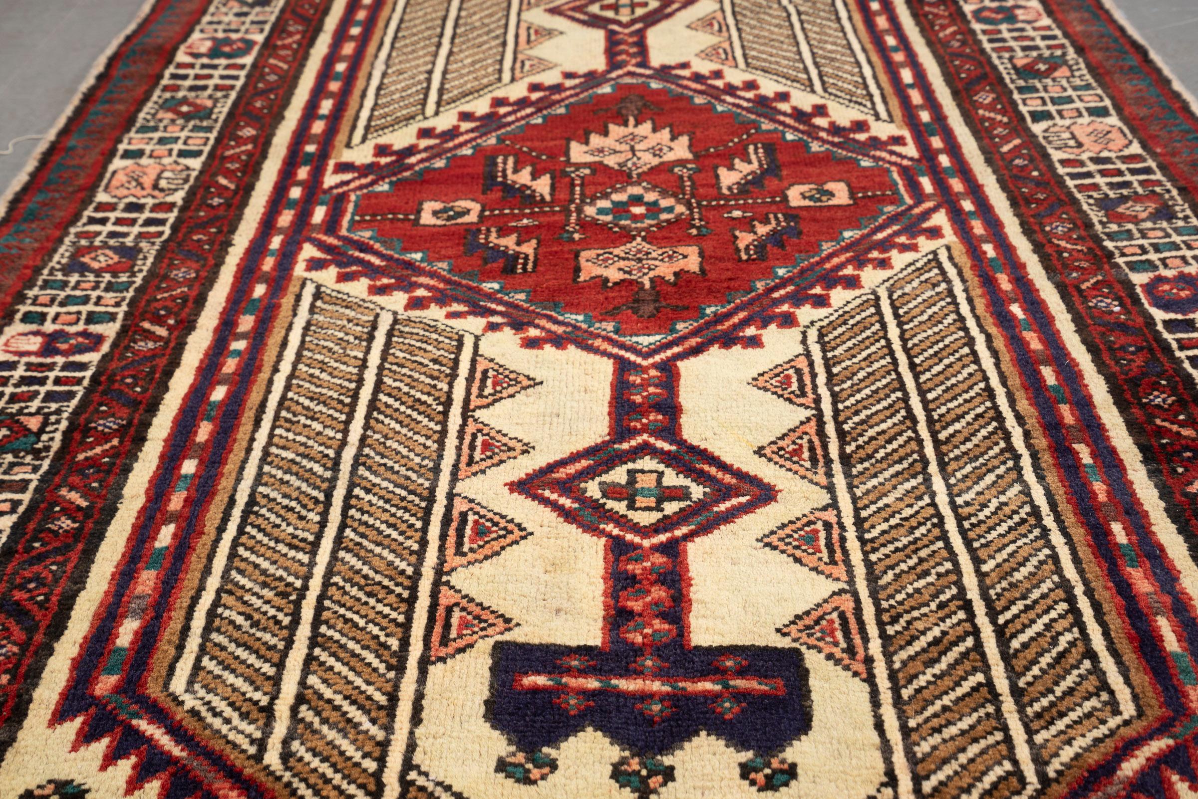 Sarab Qalami Persian Runner Rug