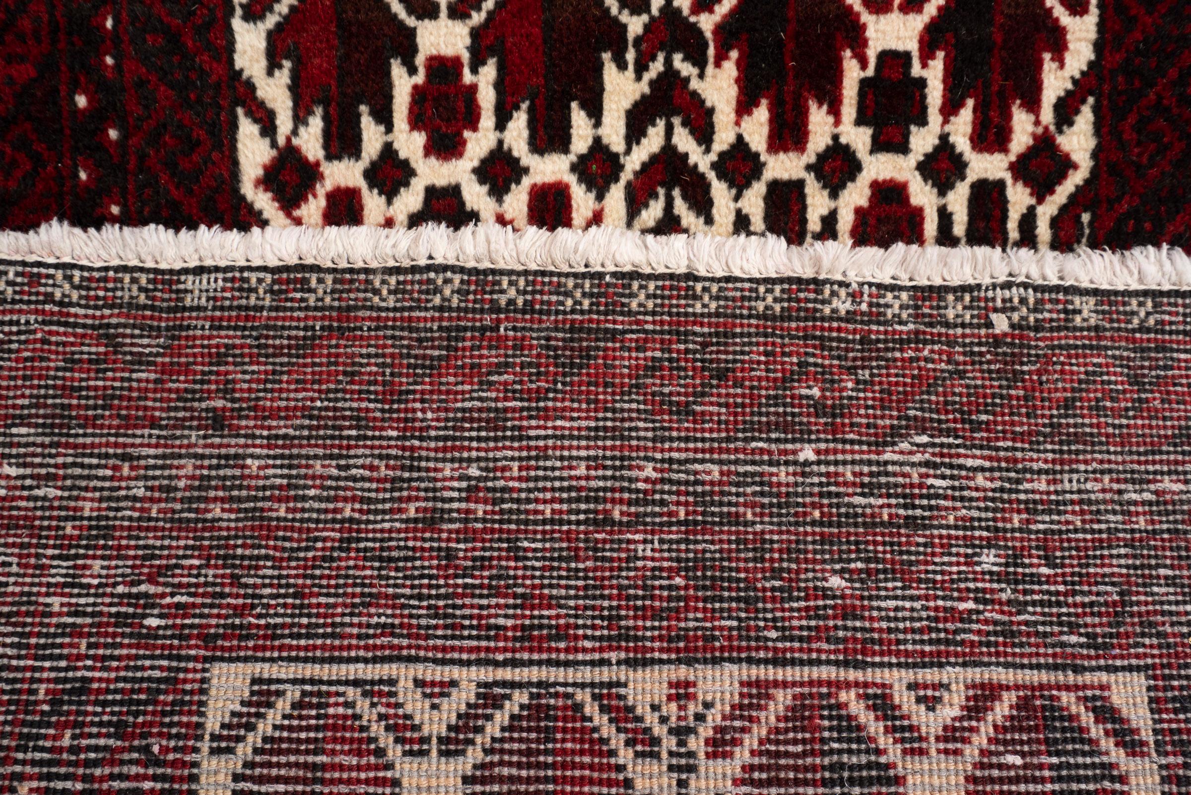 Vintage Baluch All Over Persian Runner Rug