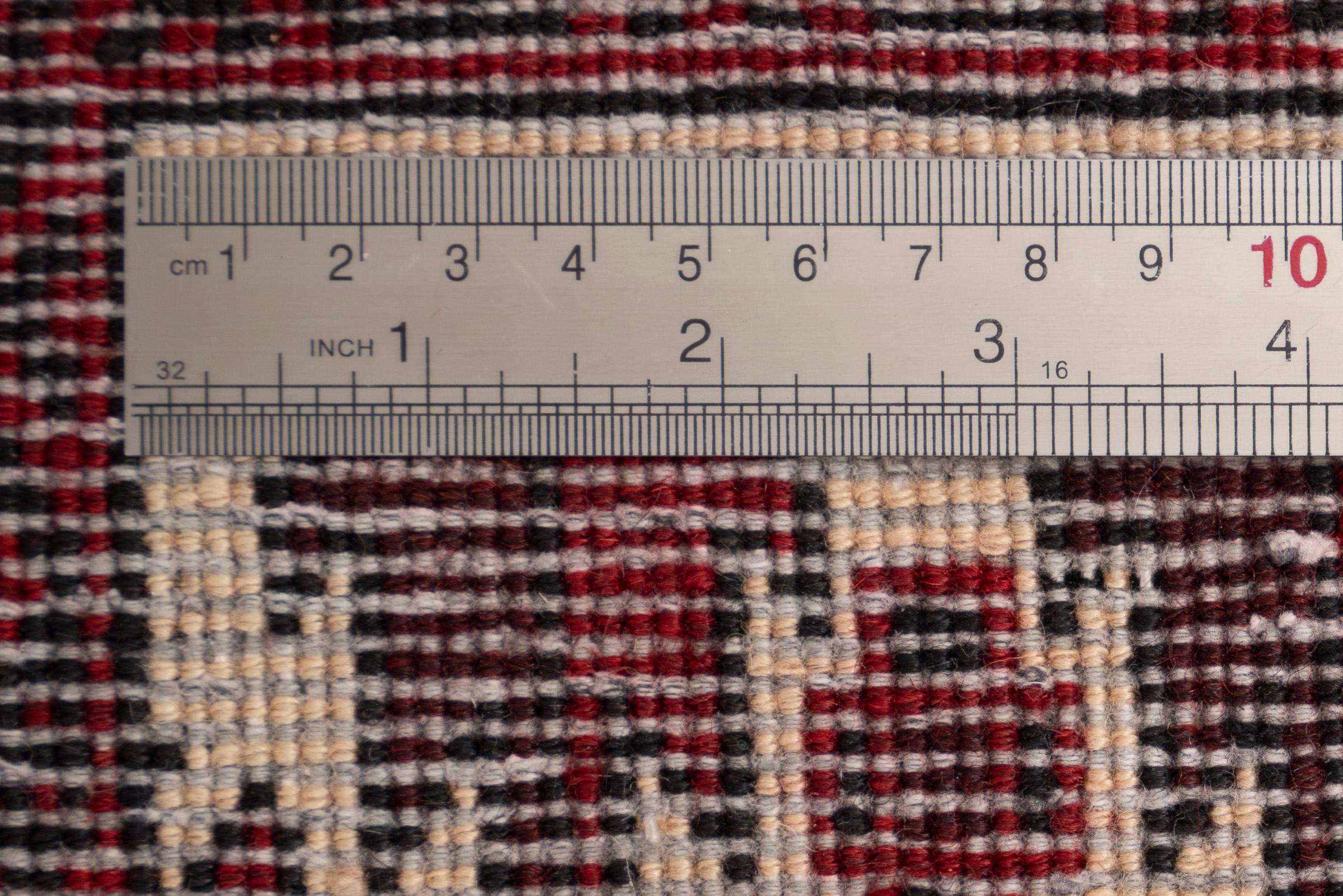 Vintage Baluch All Over Persian Runner Rug