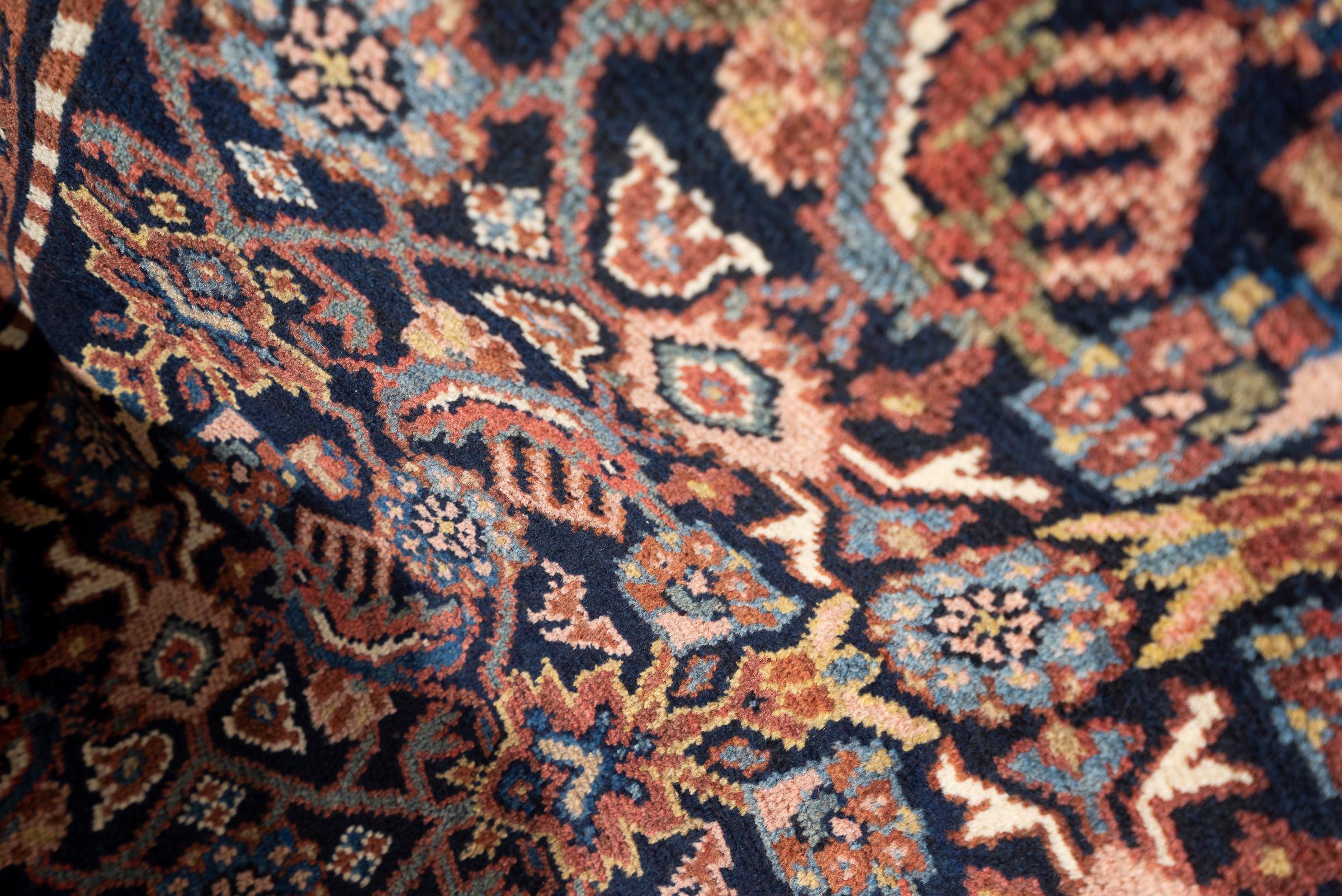 Antique Malayer Mahi Persian Rug, c. 1900–1920
