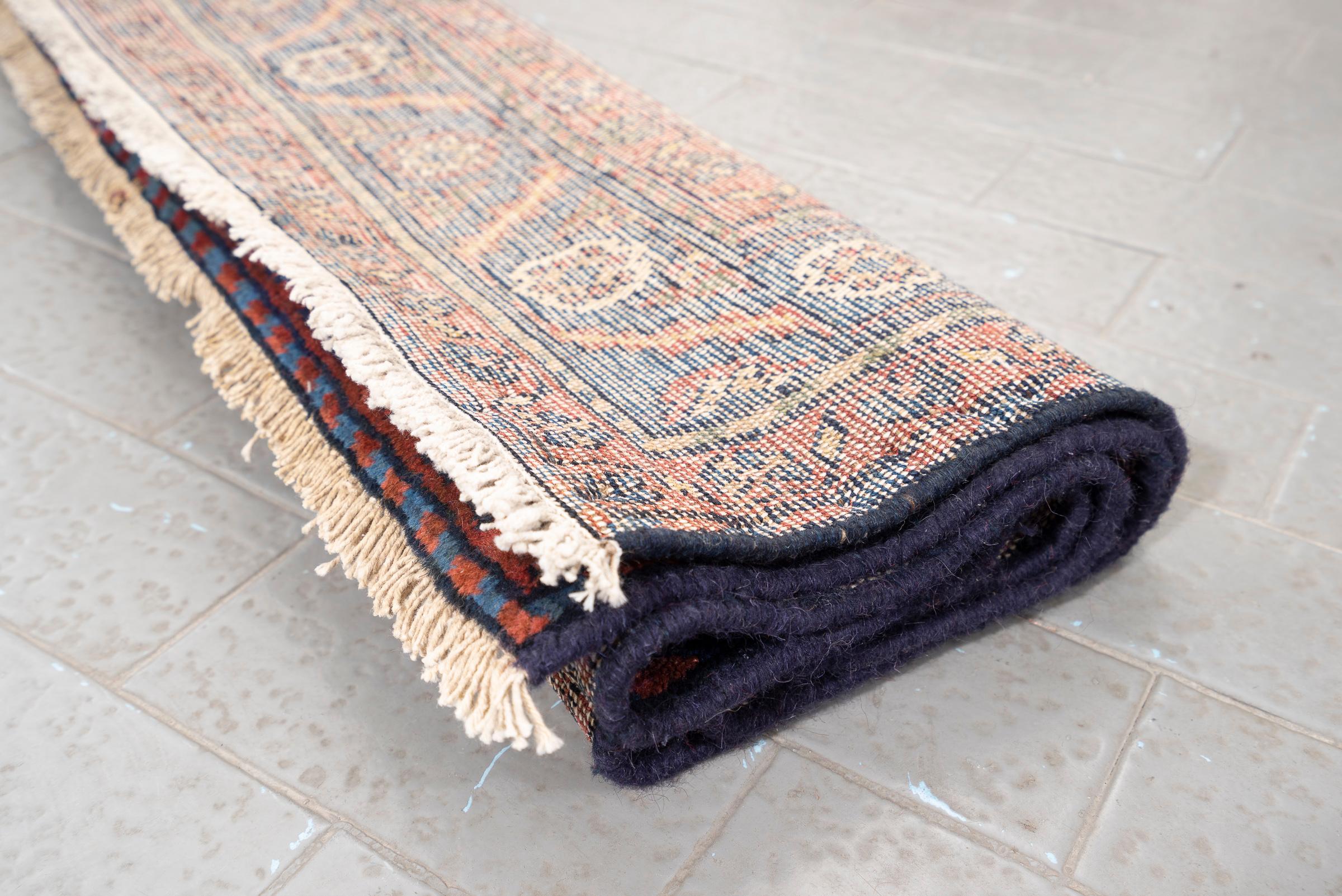 Antique Malayer Mahi Persian Rug, c. 1900–1920