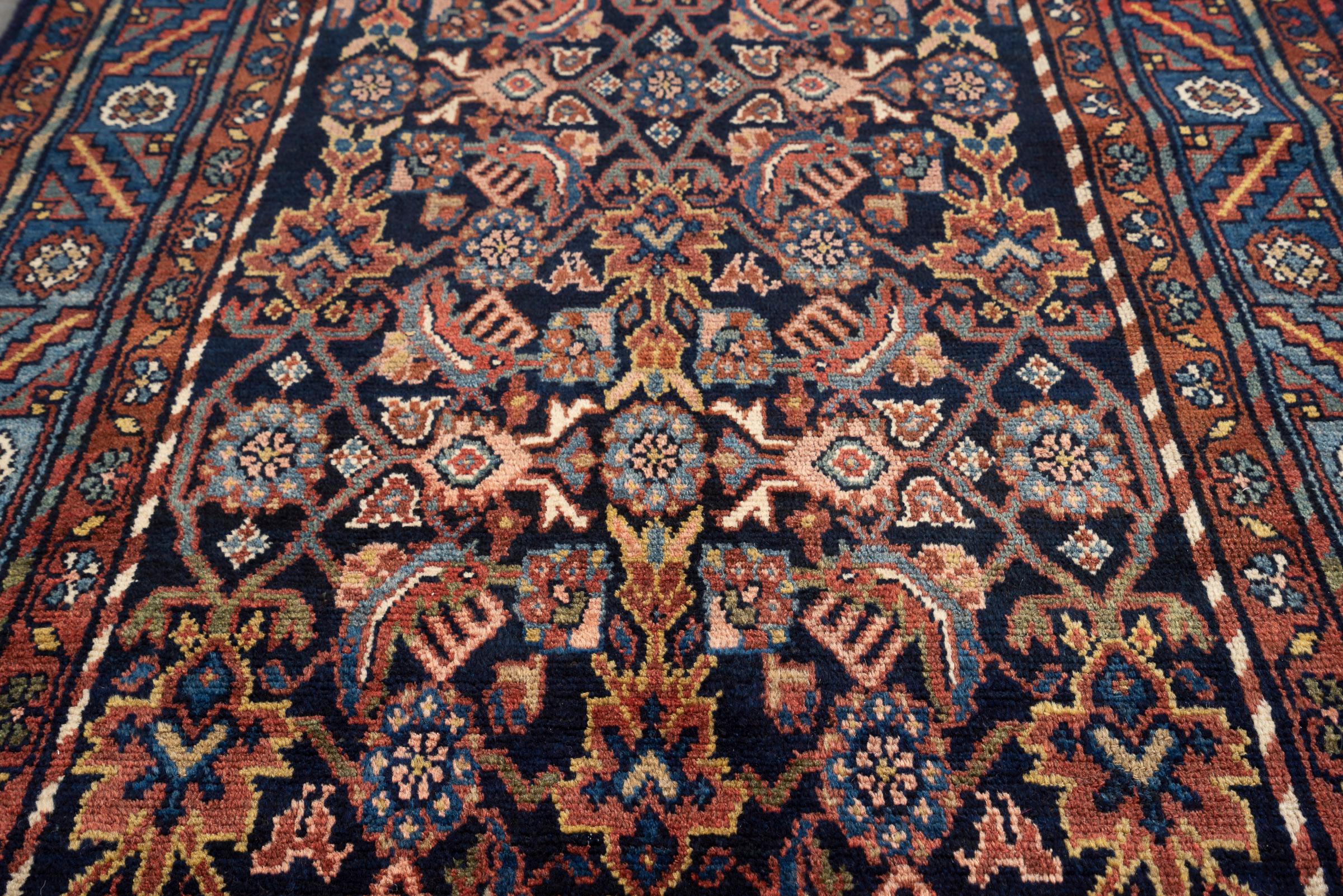 Antique Malayer Mahi Persian Rug, c. 1900–1920