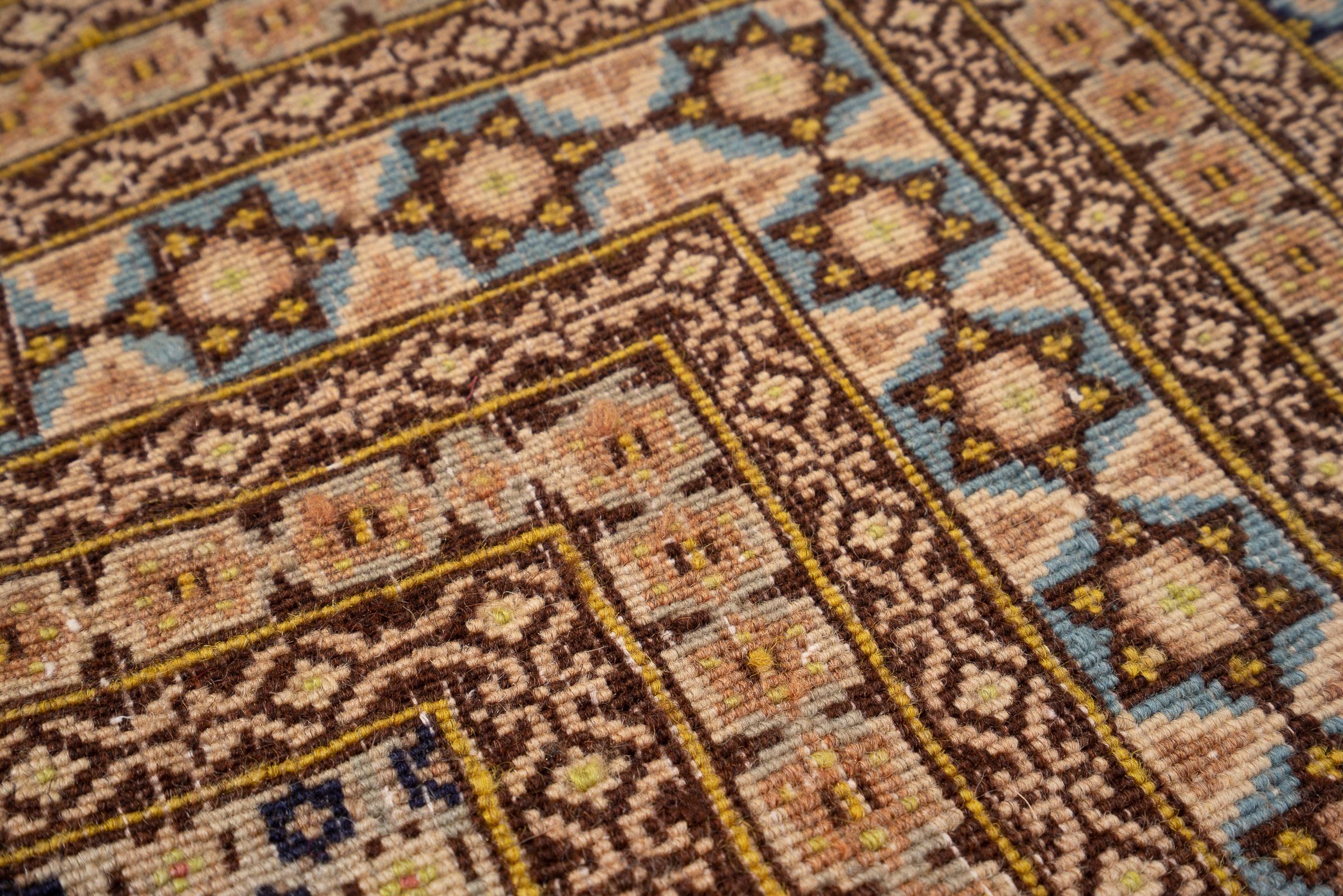Fine Lavar Kerman Khatam Persian Rug, Mid 20th Century