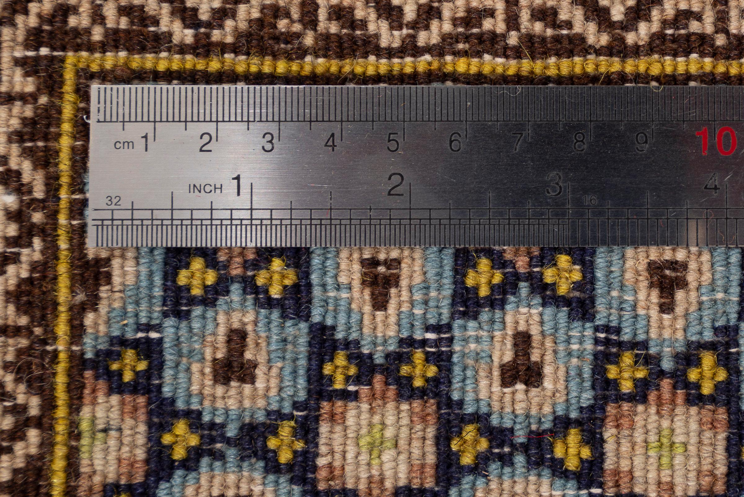 Fine Lavar Kerman Khatam Persian Rug, Mid 20th Century