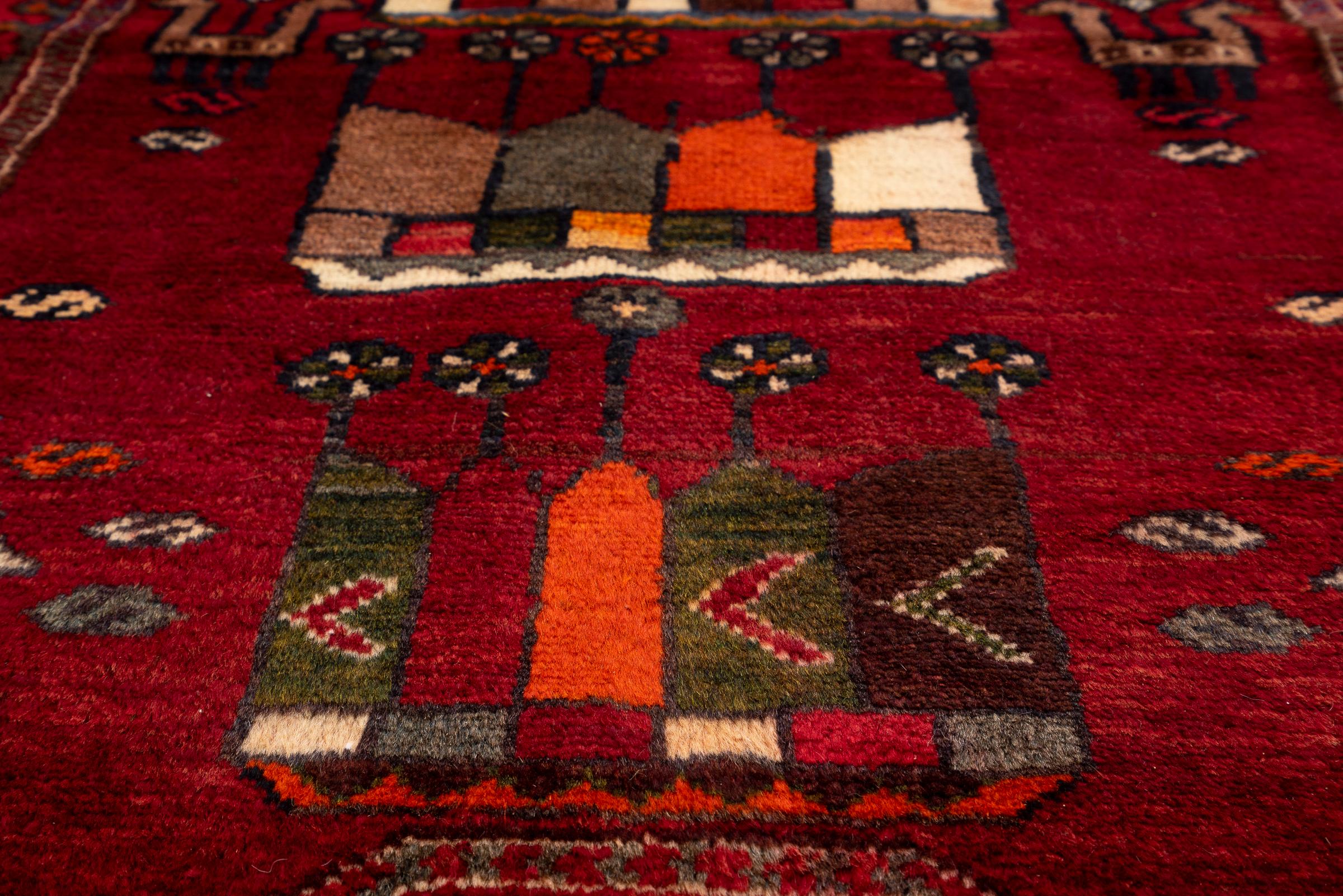 Miane Crowns Persian Runner Rug