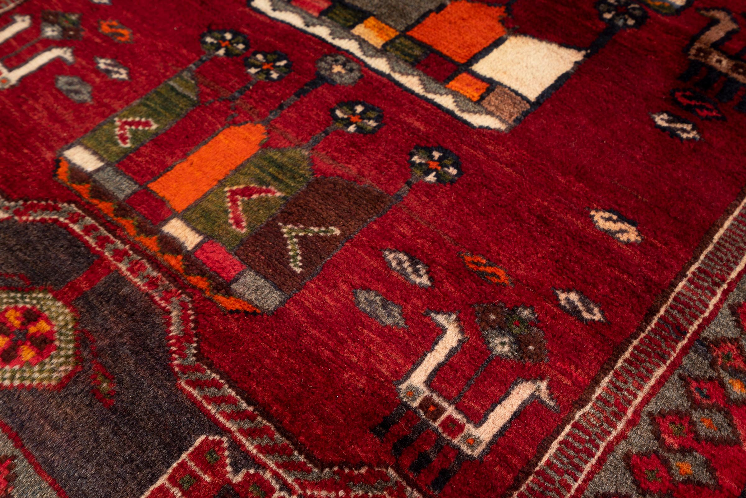 Miane Crowns Persian Runner Rug
