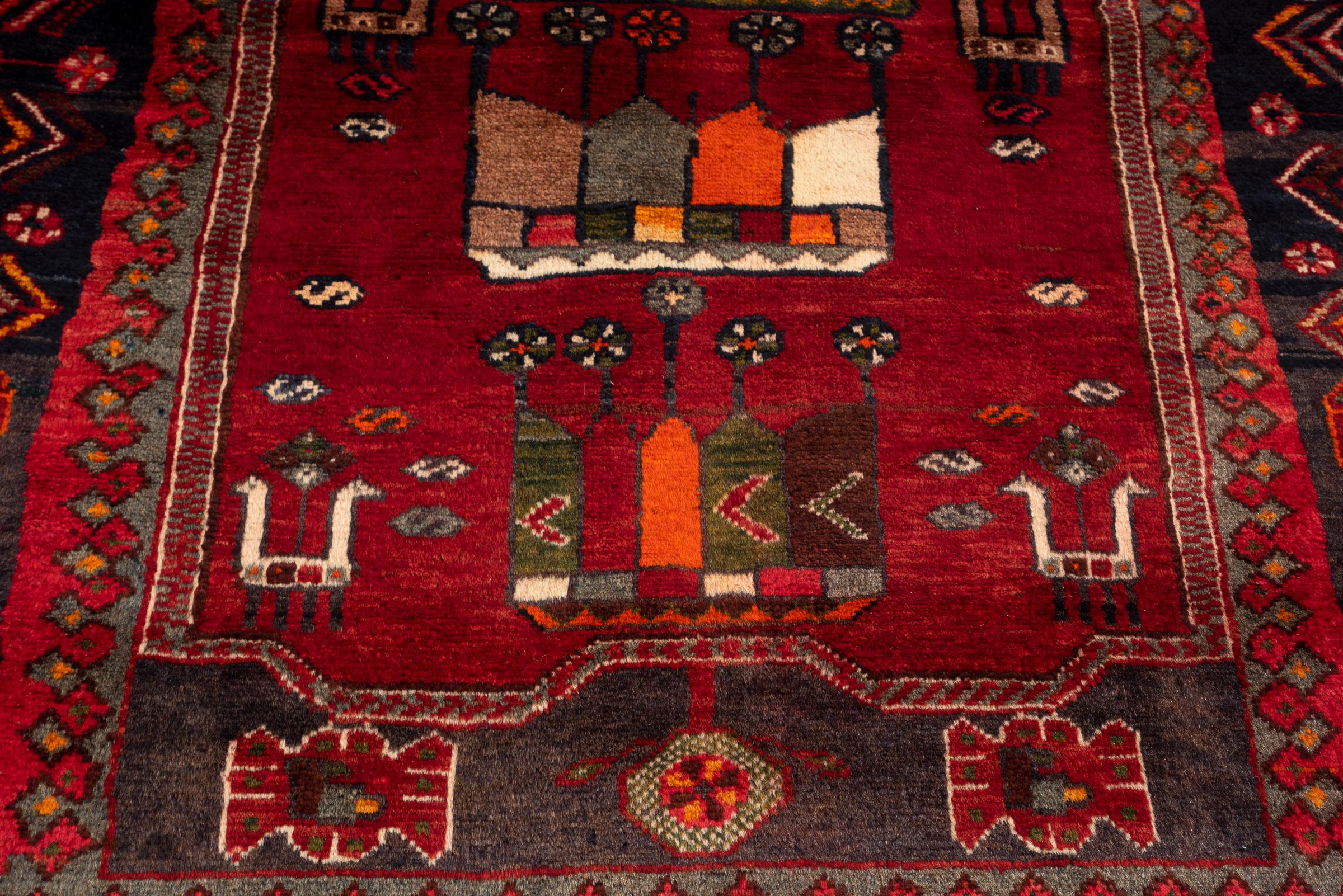 Miane Crowns Persian Runner Rug