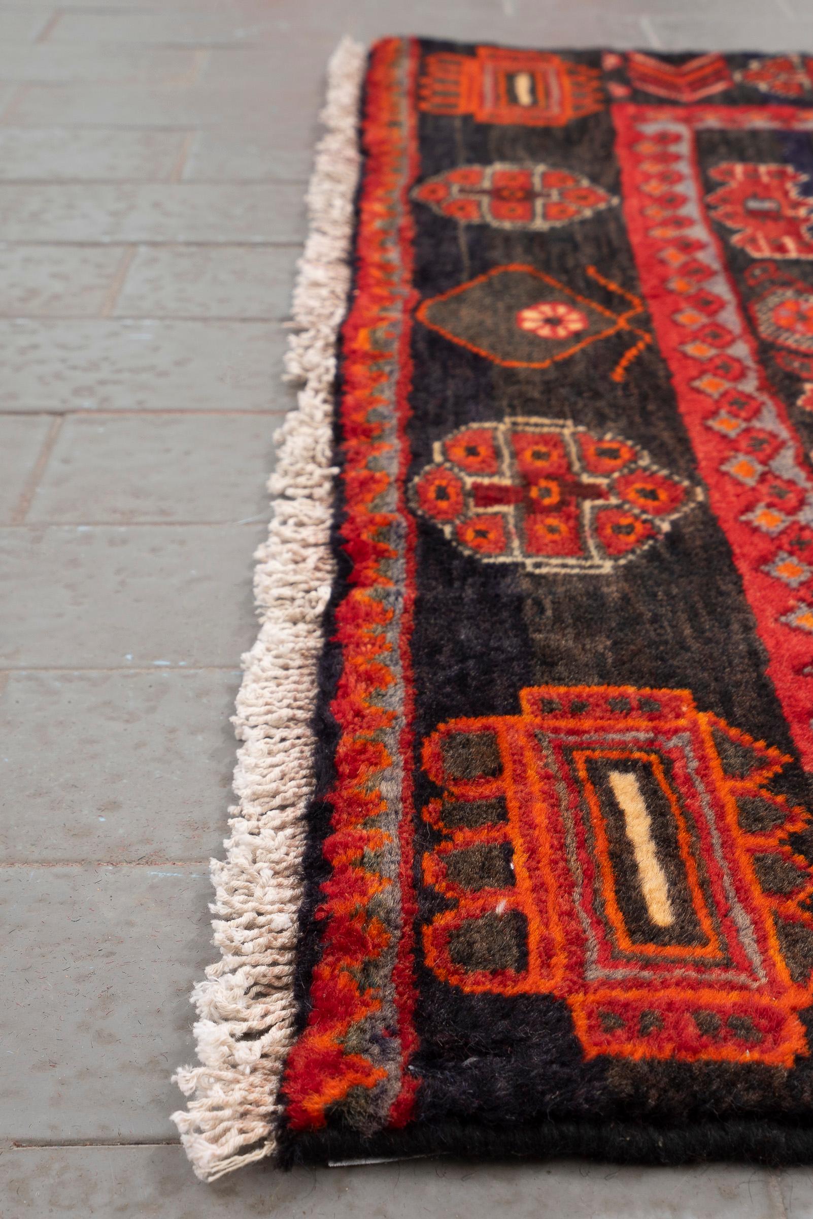 Miane Crowns Persian Runner Rug