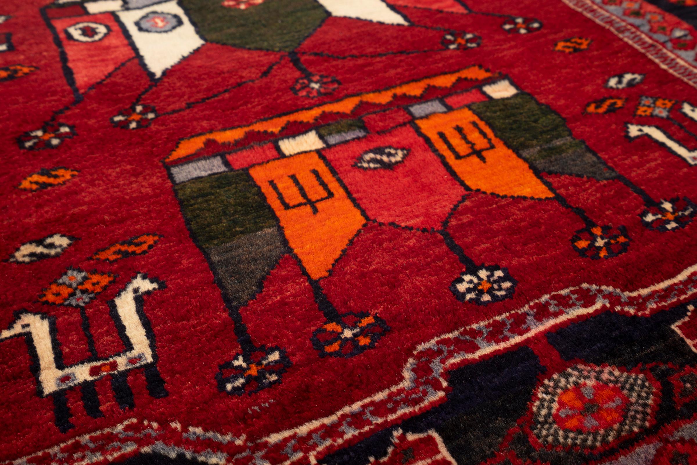 Miane Crowns Persian Runner Rug