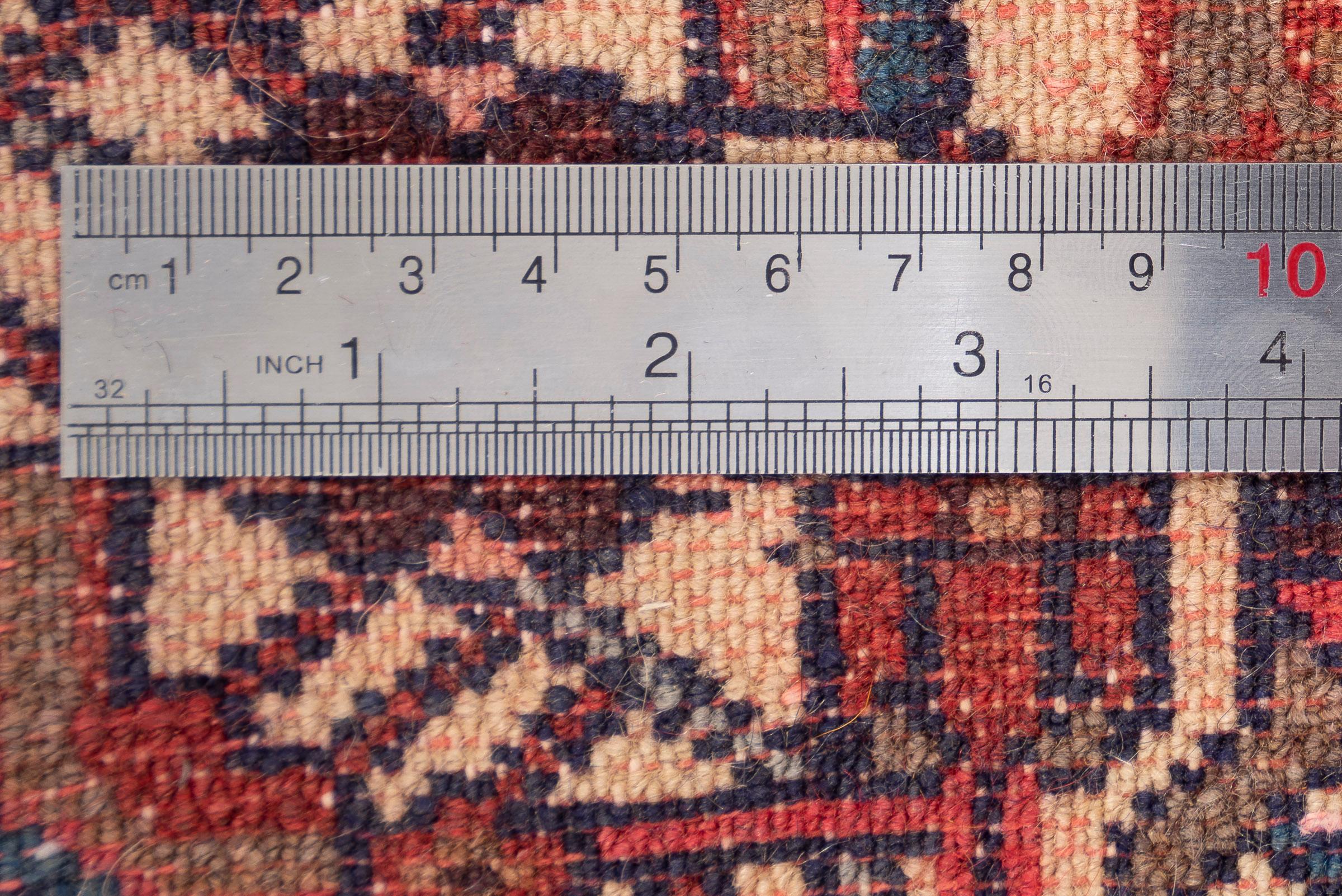 Fine Roodbar Tafresh Triple Toranj Kork Persian Runner Rug