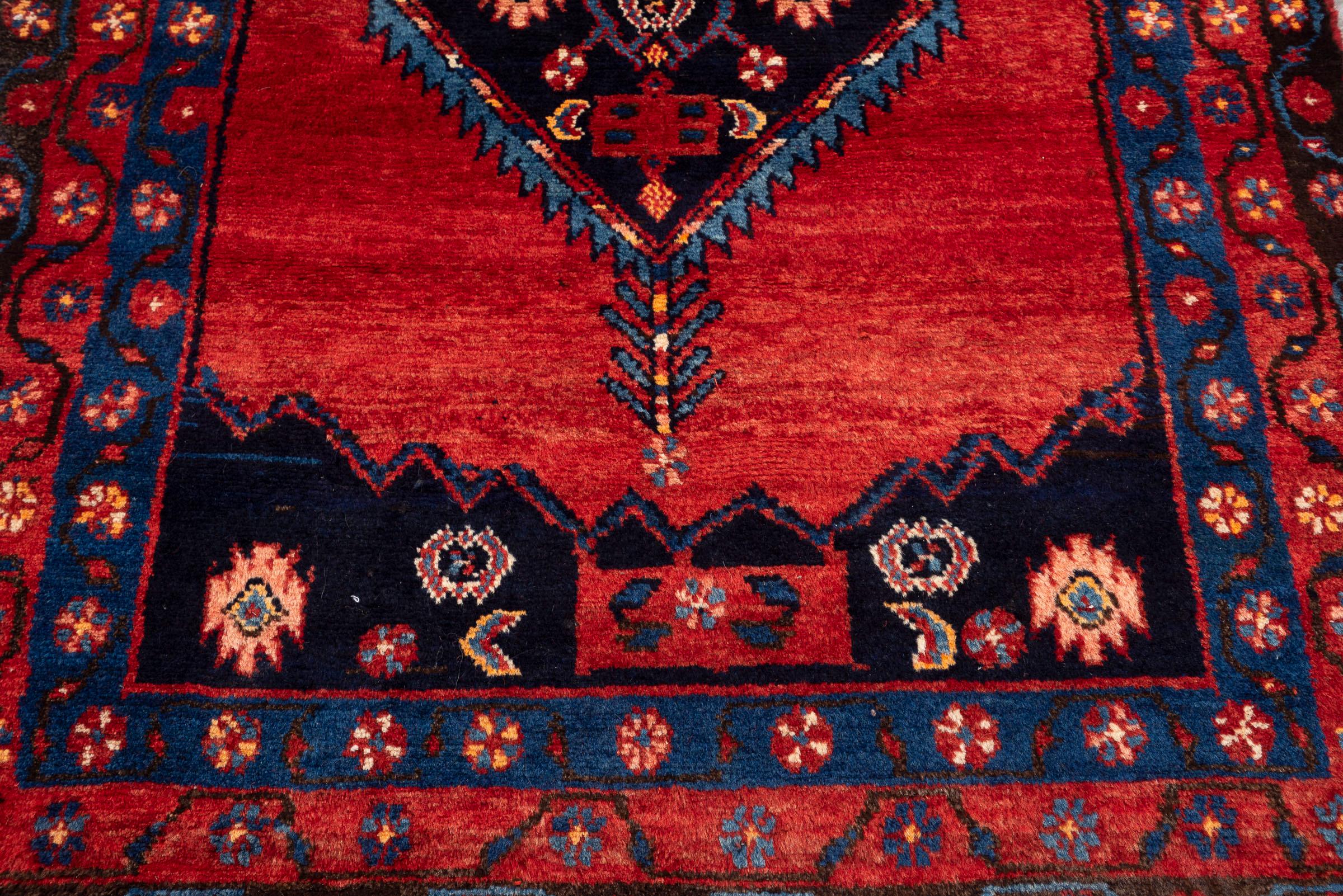 Antique Borchalu Five Medallion Persian Runner Rug, Early 20th Century