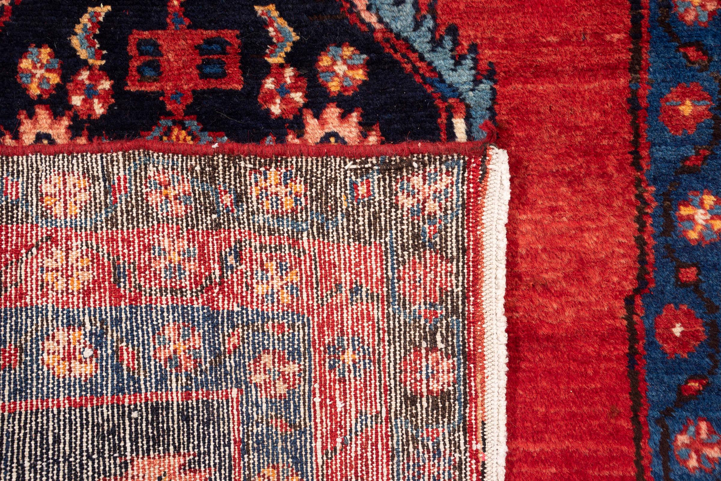 Antique Borchalu Five Medallion Persian Runner Rug, Early 20th Century