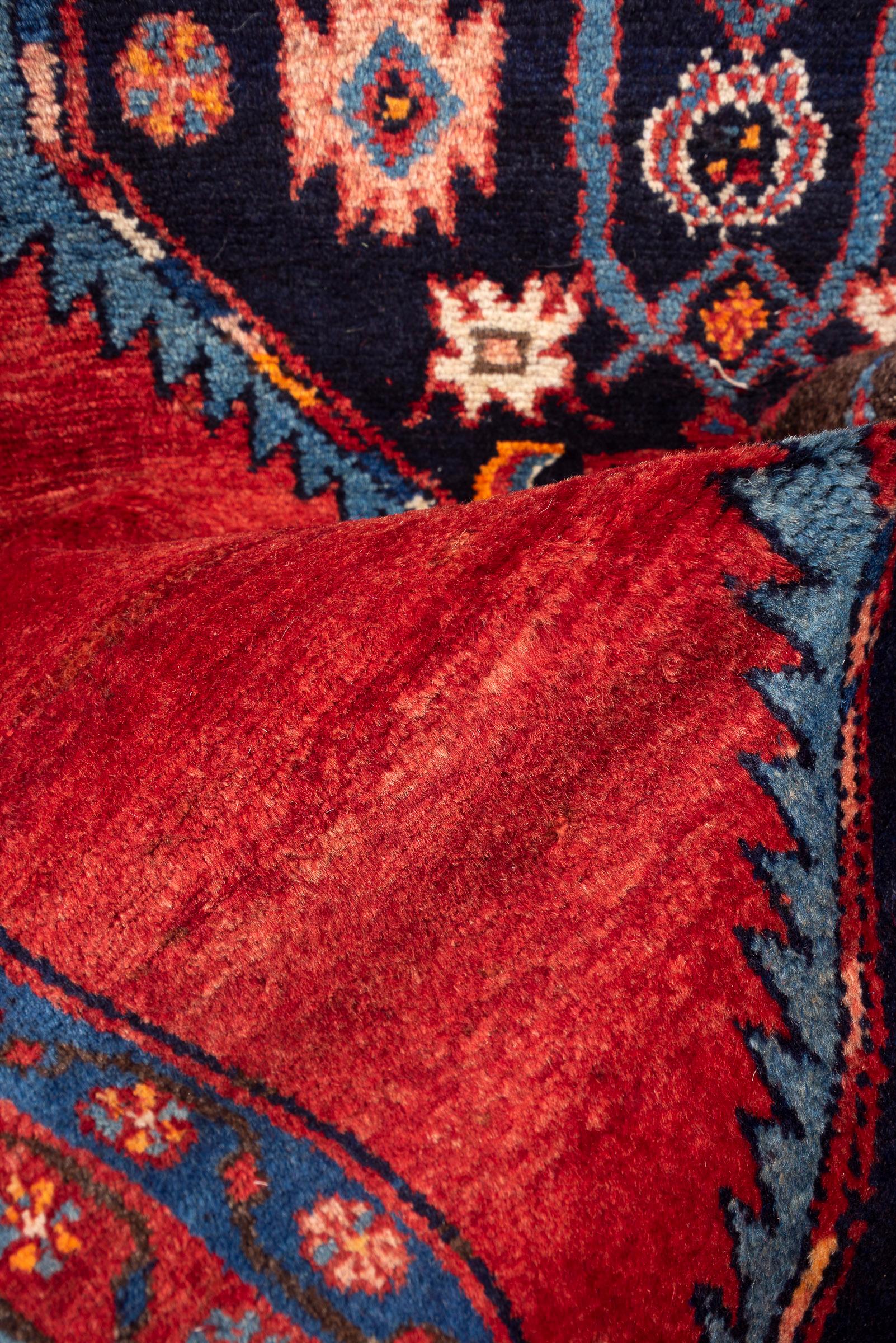 Antique Borchalu Five Medallion Persian Runner Rug, Early 20th Century
