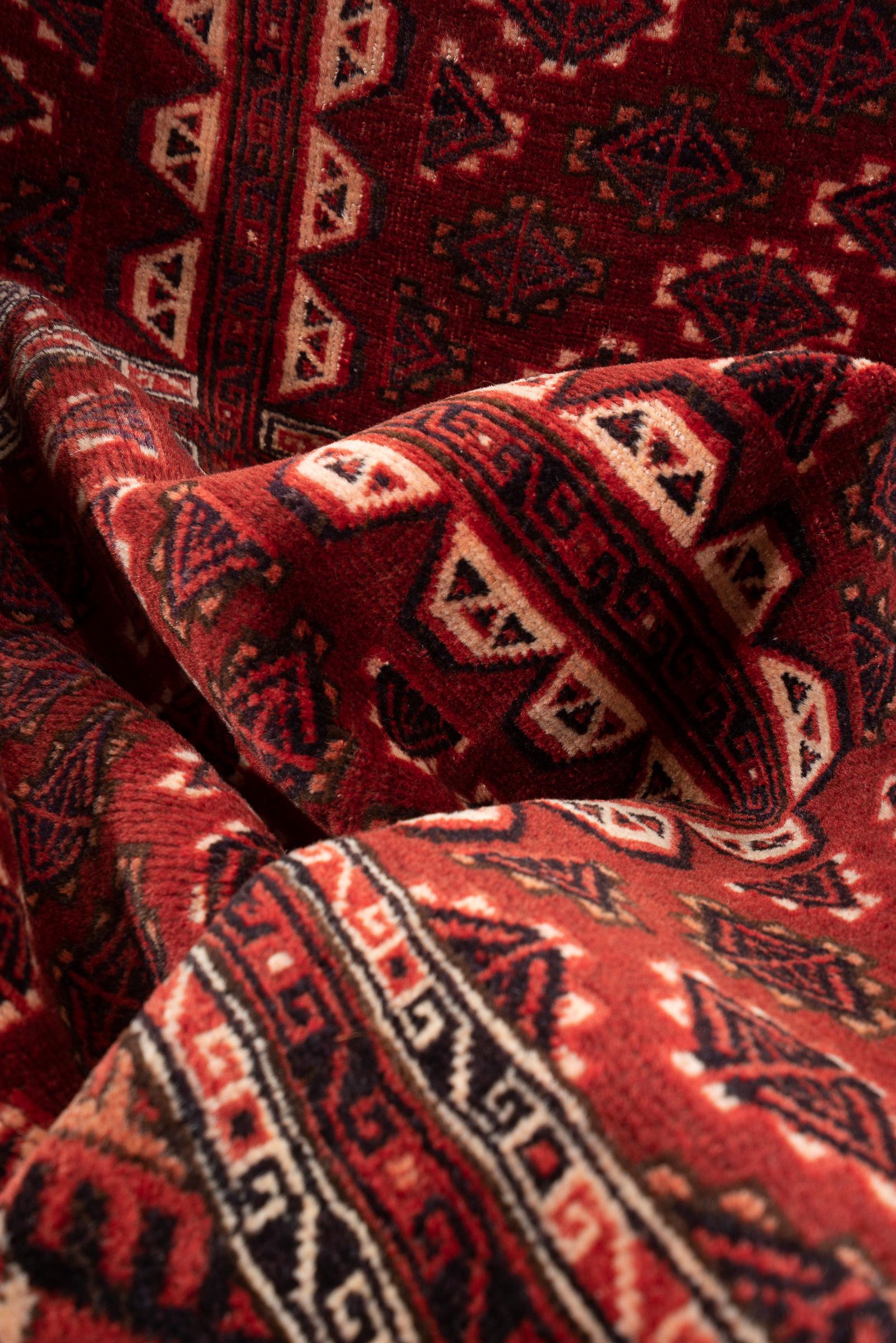 Vintage Fine Torkaman 4 Qabi Persian Rug
