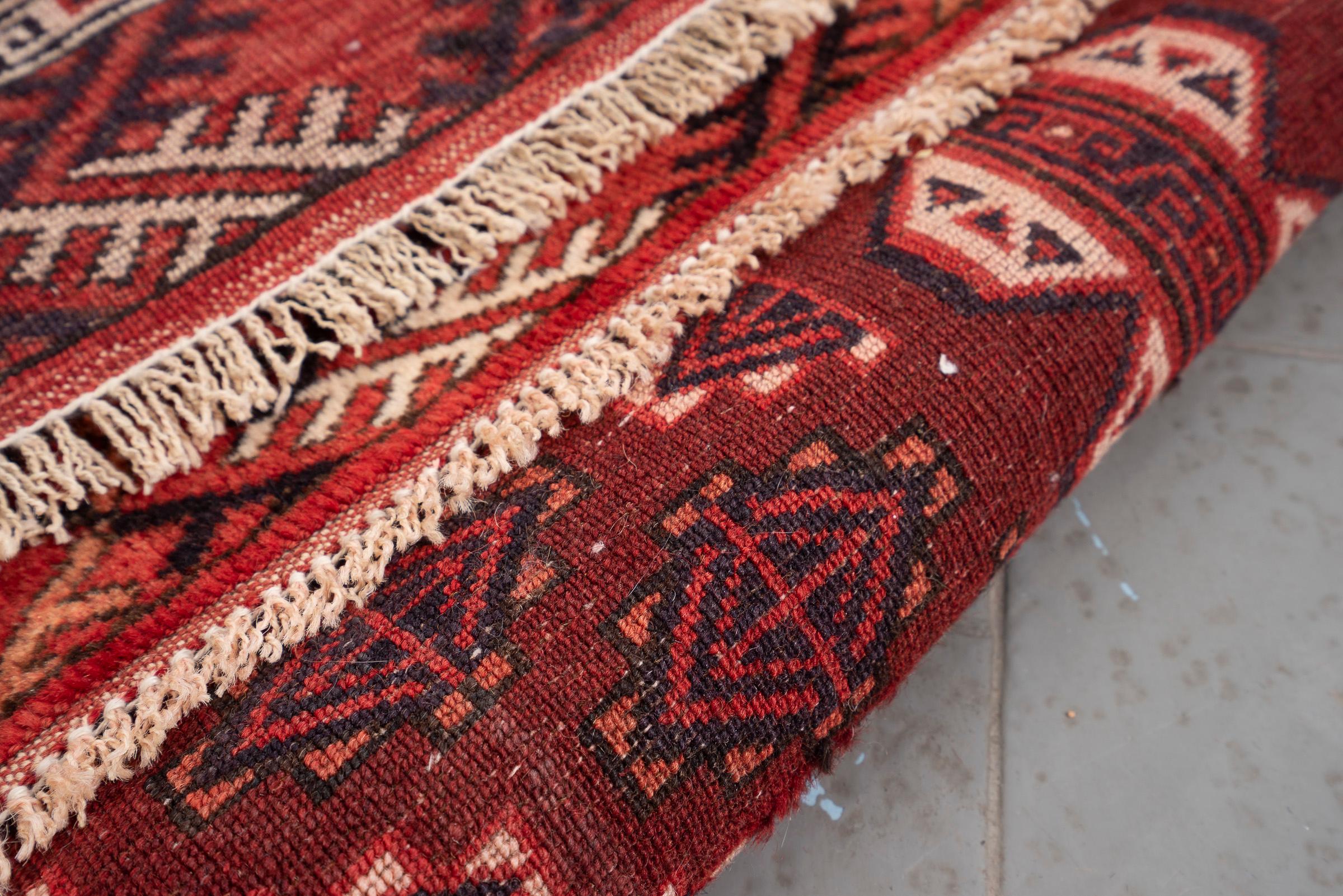 Vintage Fine Torkaman 4 Qabi Persian Rug