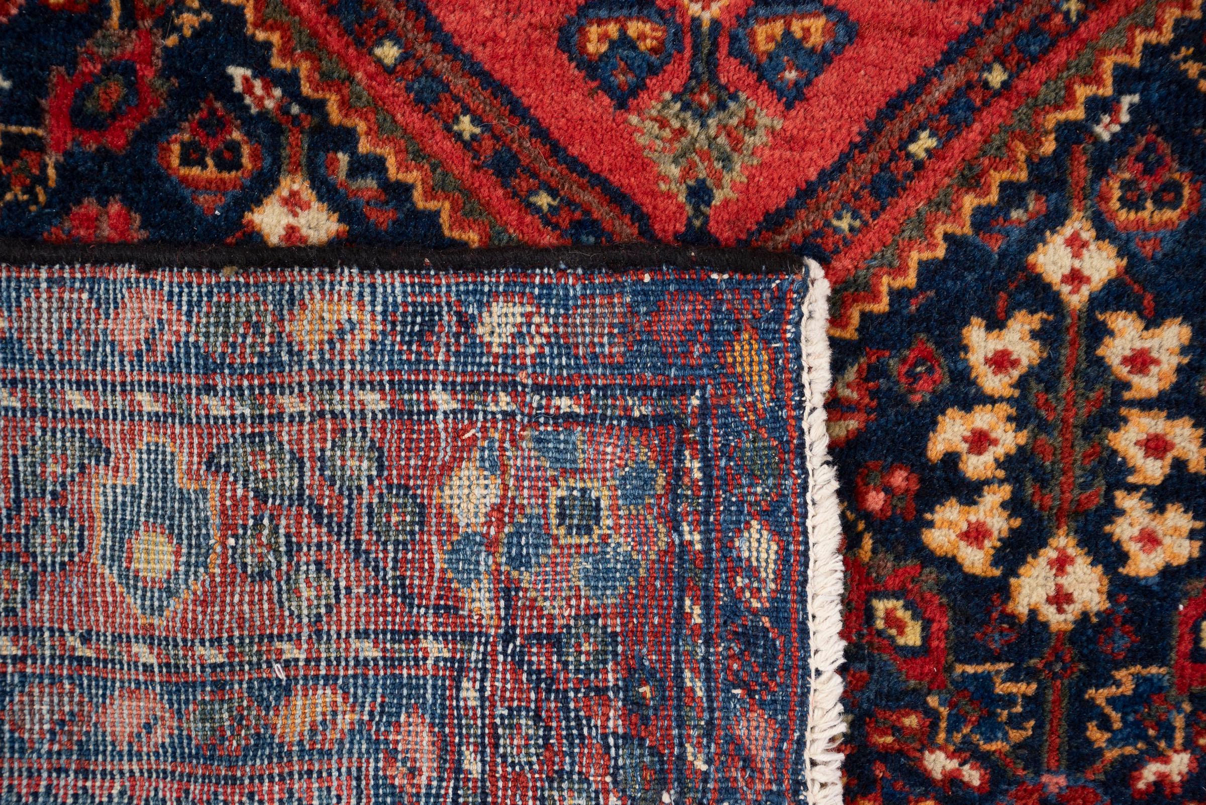 Antique Fine Mahal Single Toranj Persian Rug
