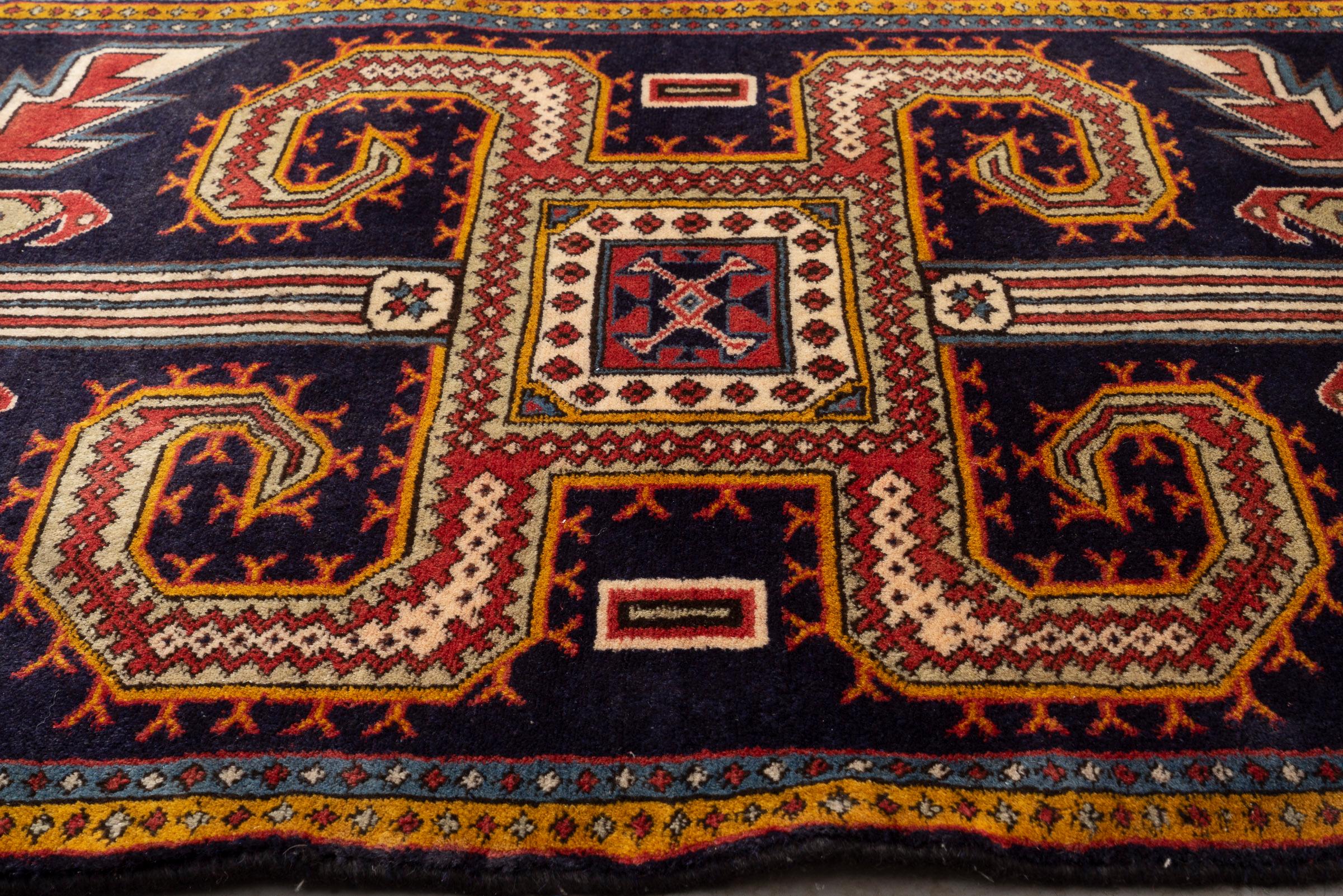 Vintage Nili Ardabil Persian Poshti Rug