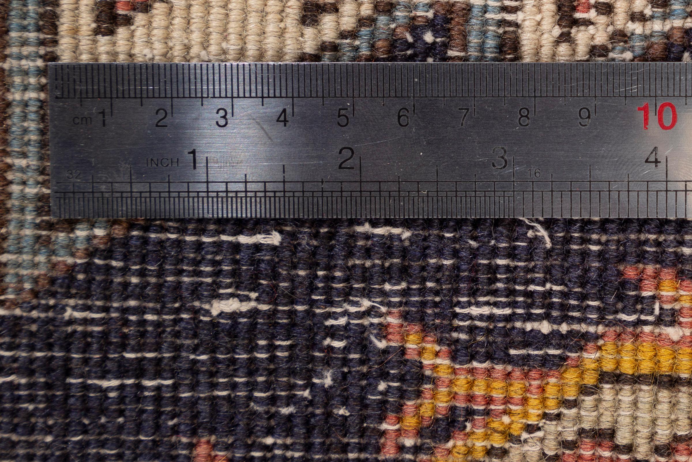 Vintage Nili Ardabil Persian Poshti Rug