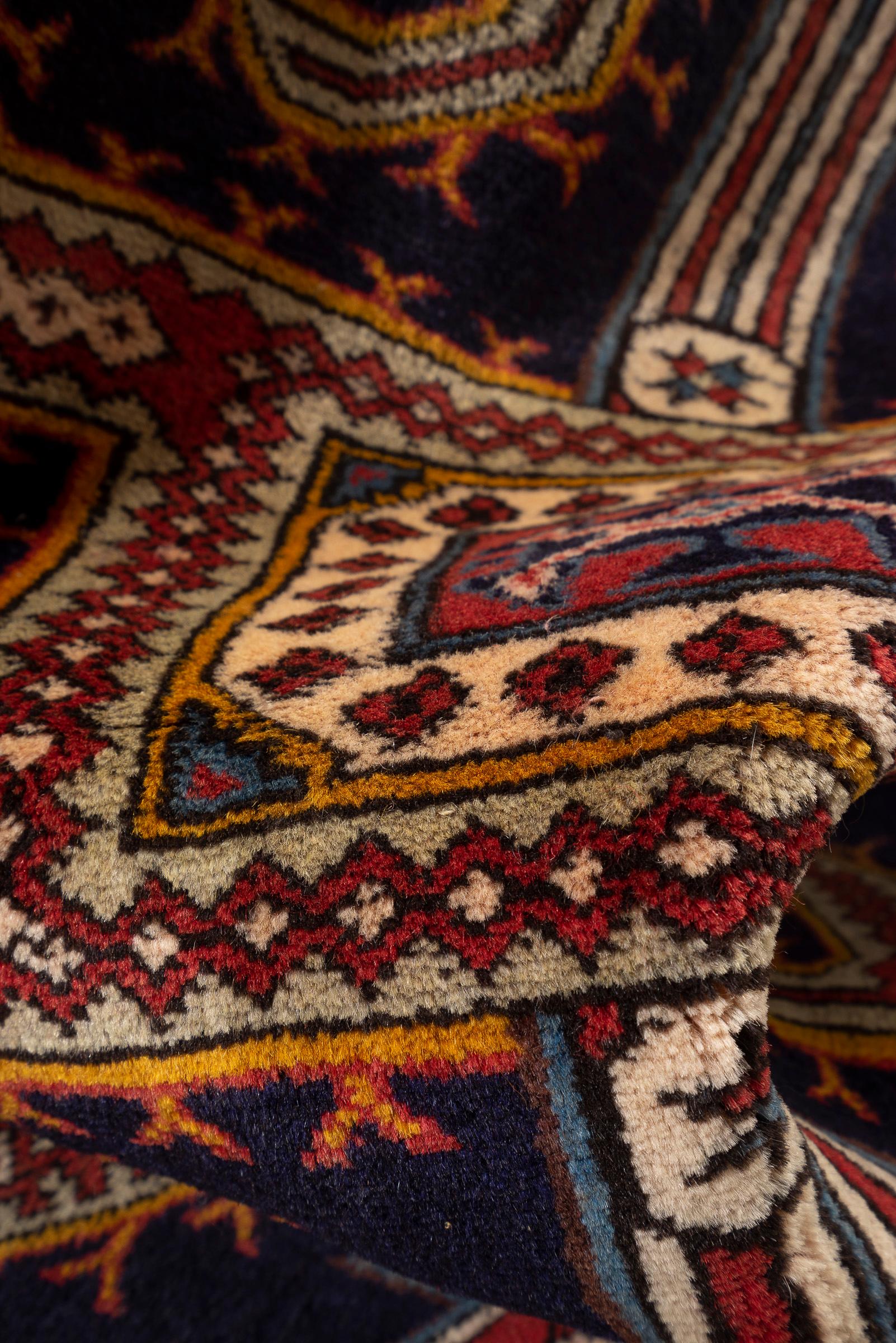 Vintage Nili Ardabil Persian Poshti Rug