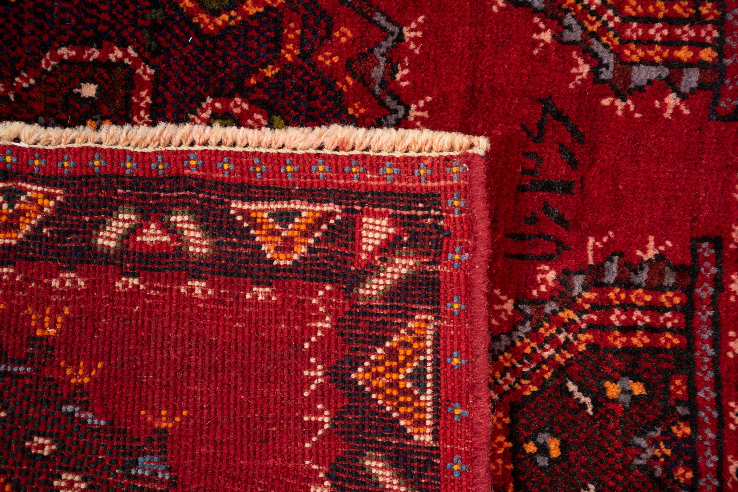 Vintage Kerman Dated (1990) Morqi Persian Poshti Rug