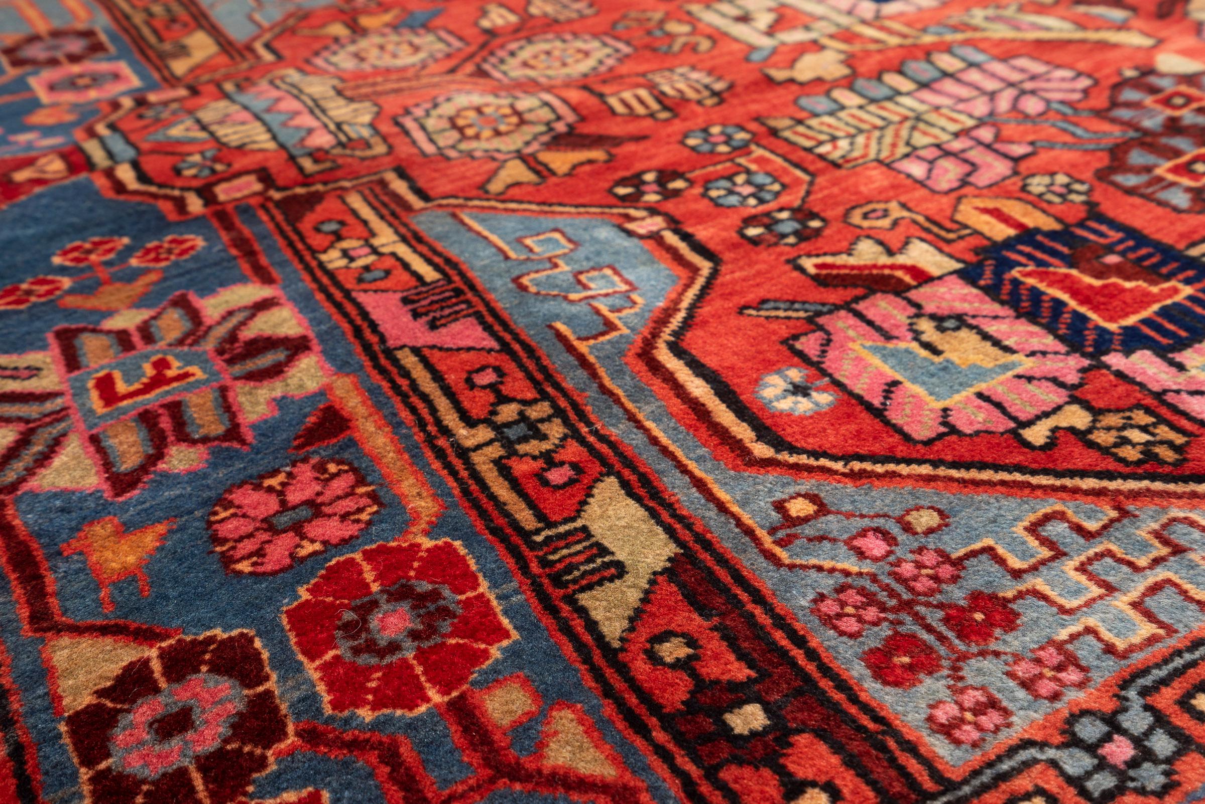 Vintage Nahavand Vagireh (Plan) Persian Rug