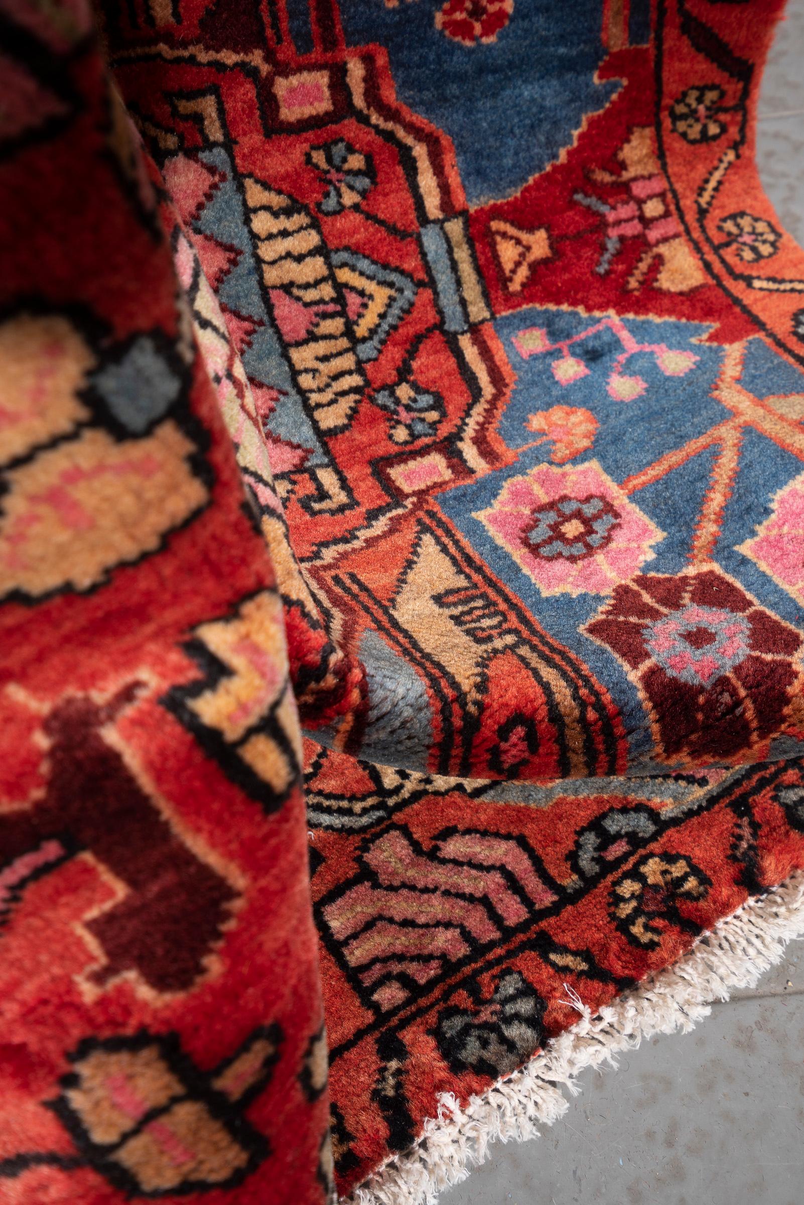 Vintage Nahavand Vagireh (Plan) Persian Rug