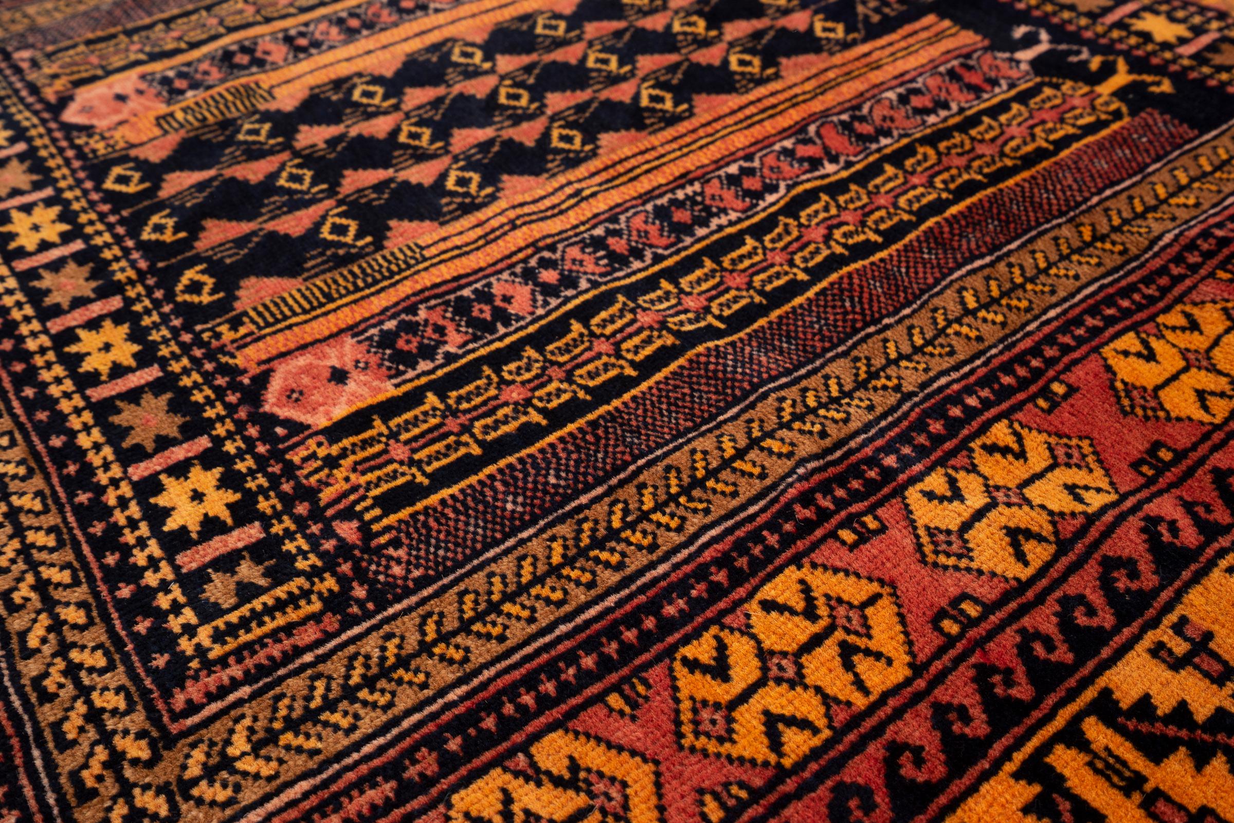 Antique Baluch Prayer Matt Persian Rug