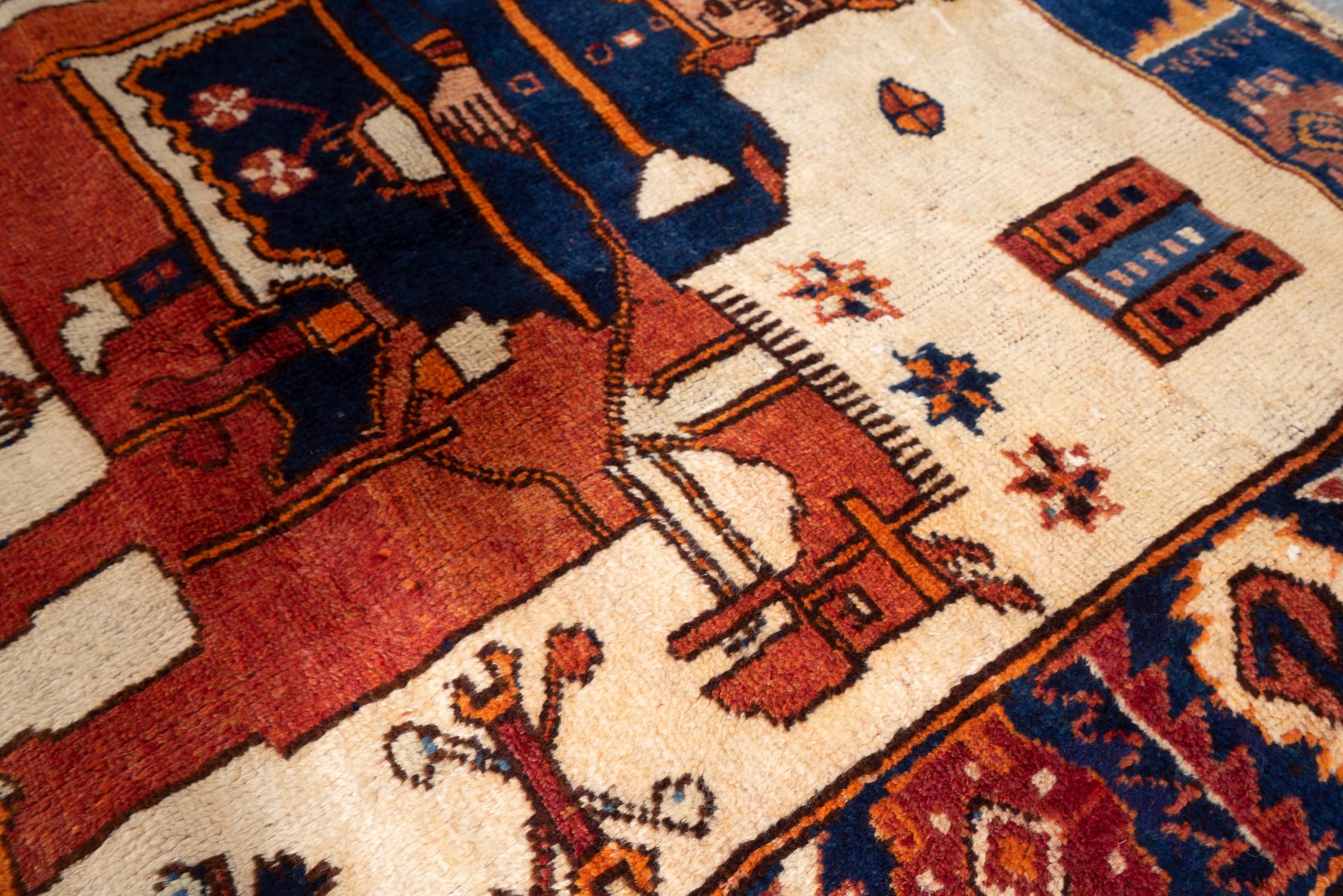 Antique Malayer Hooshang Shah Persian Rug