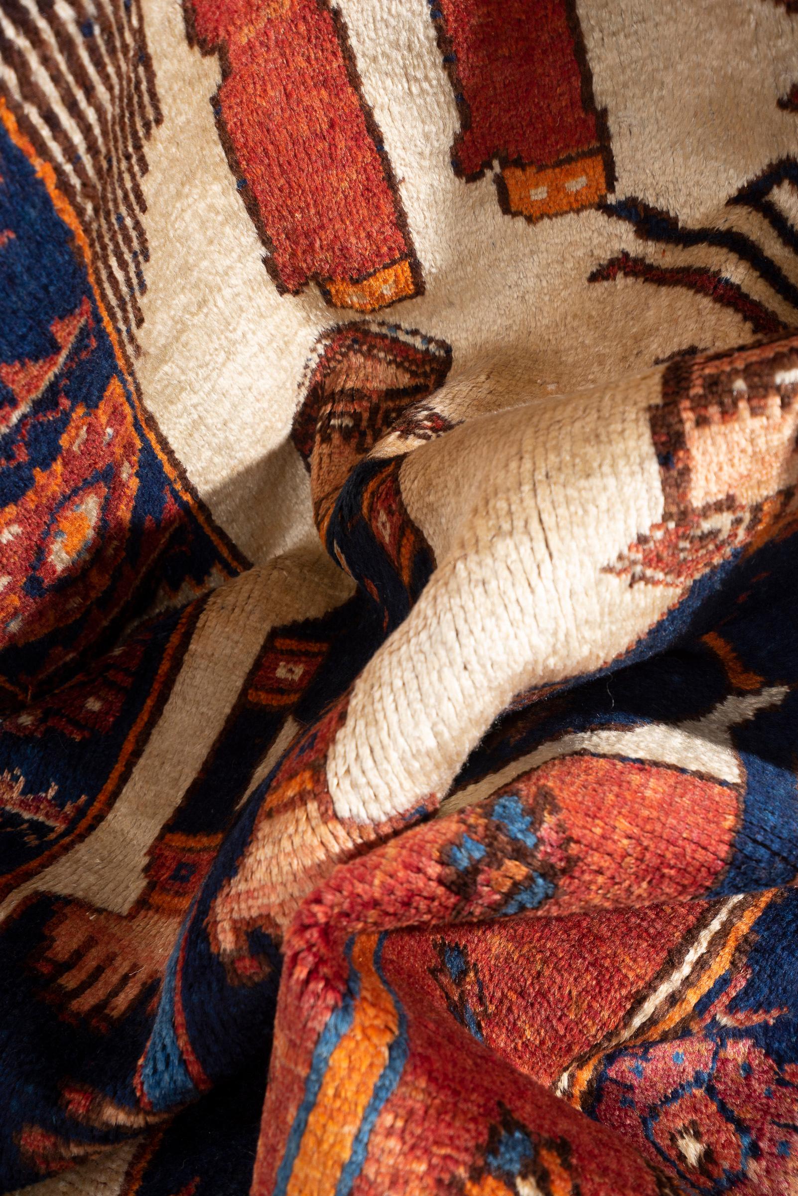 Antique Malayer Hooshang Shah Persian Rug