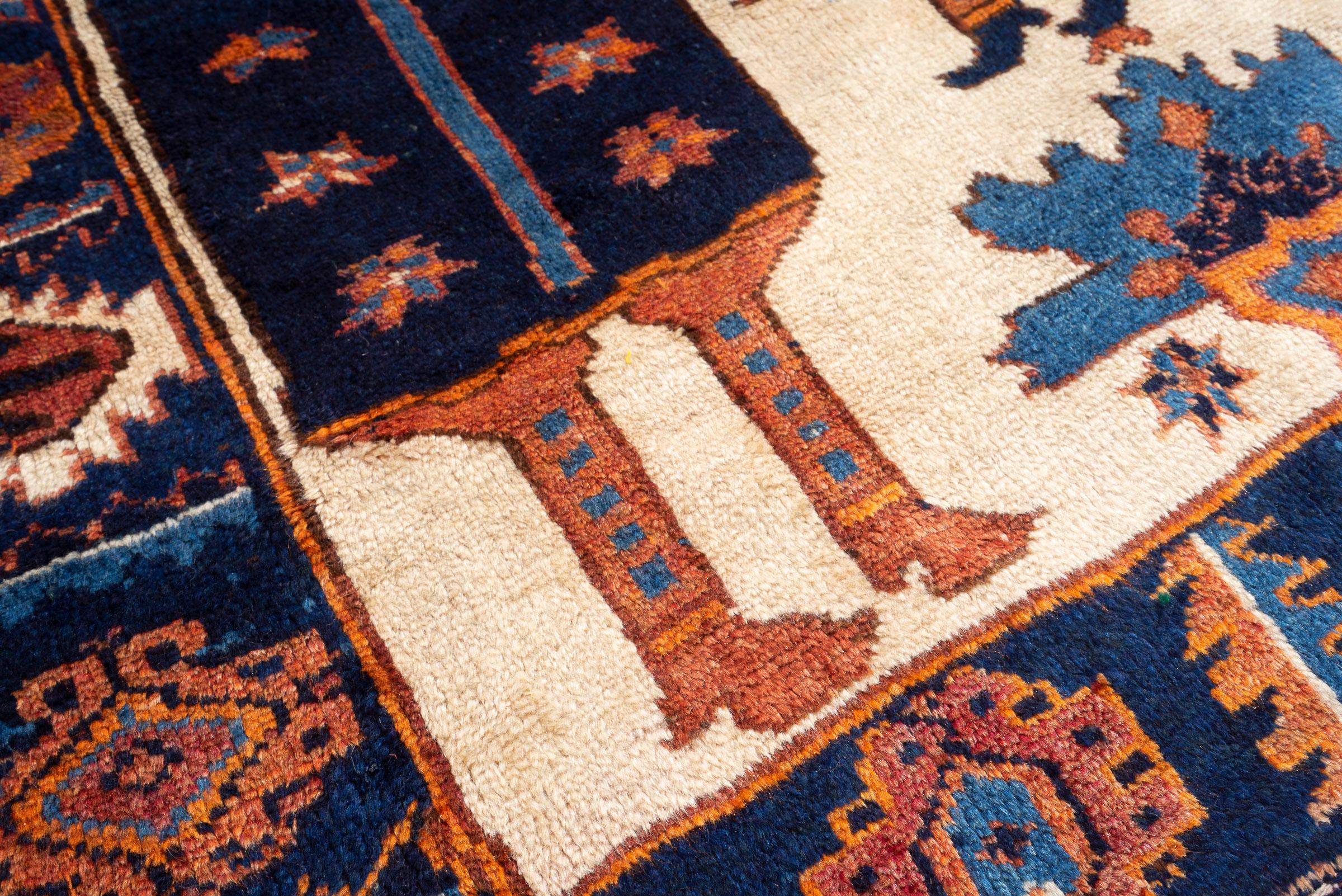 Antique Malayer Hooshang Shah Persian Rug