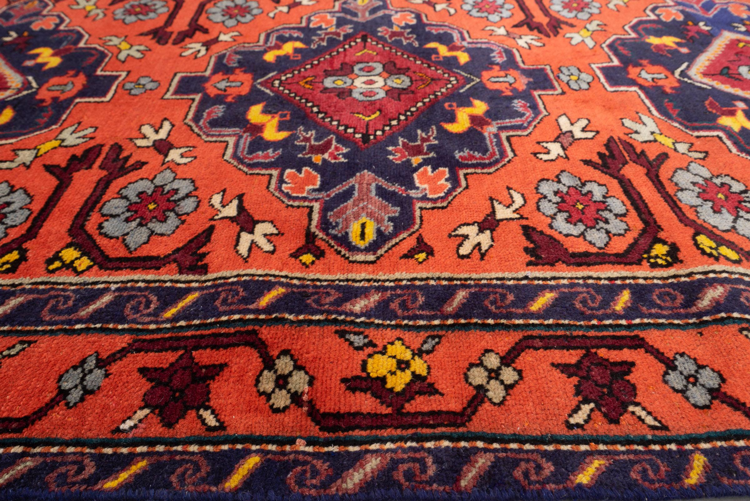 Azarbaijan Caucasian Kazak Triple Toranj