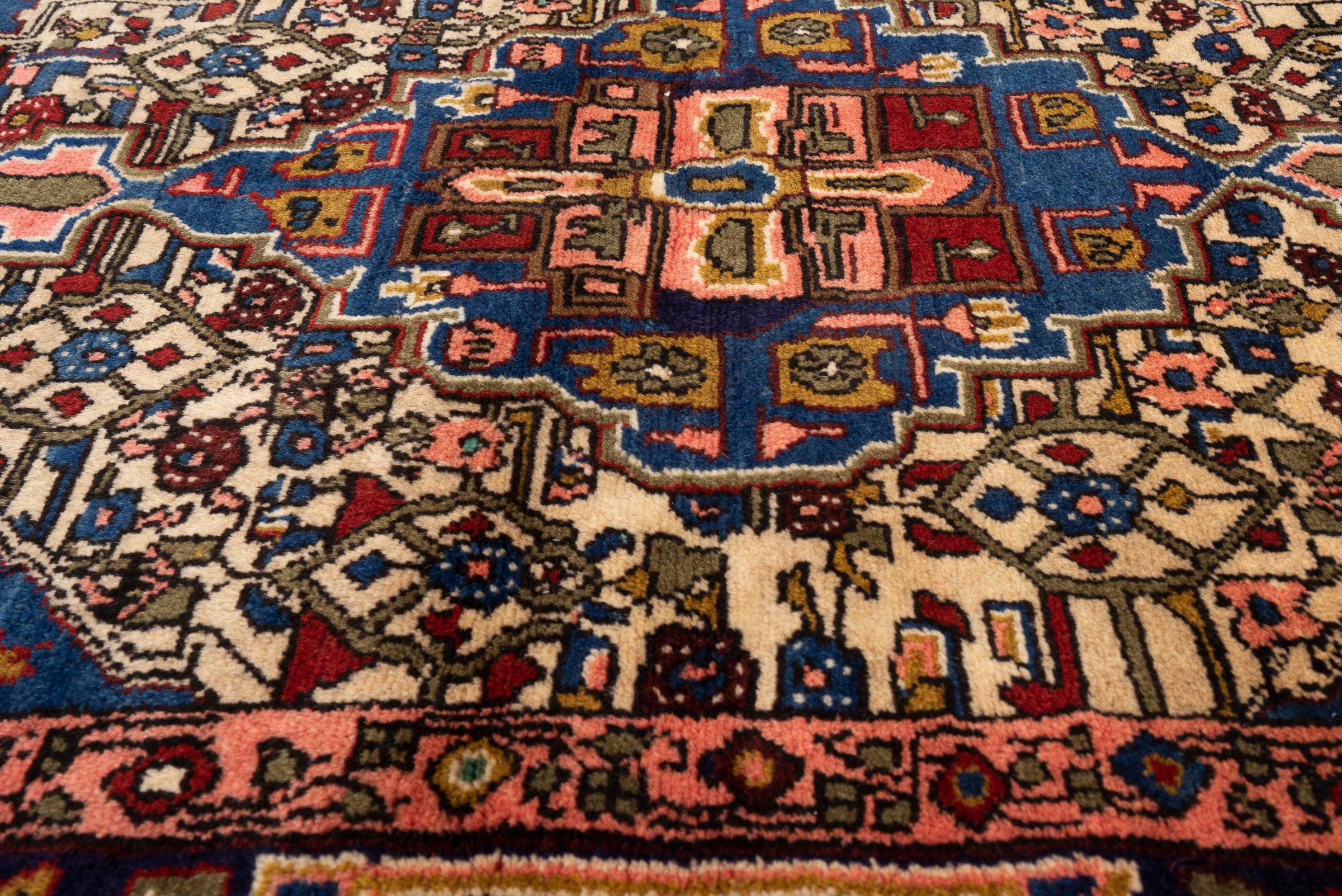 Vintage Nahavand Gol Heydar Persian Rug