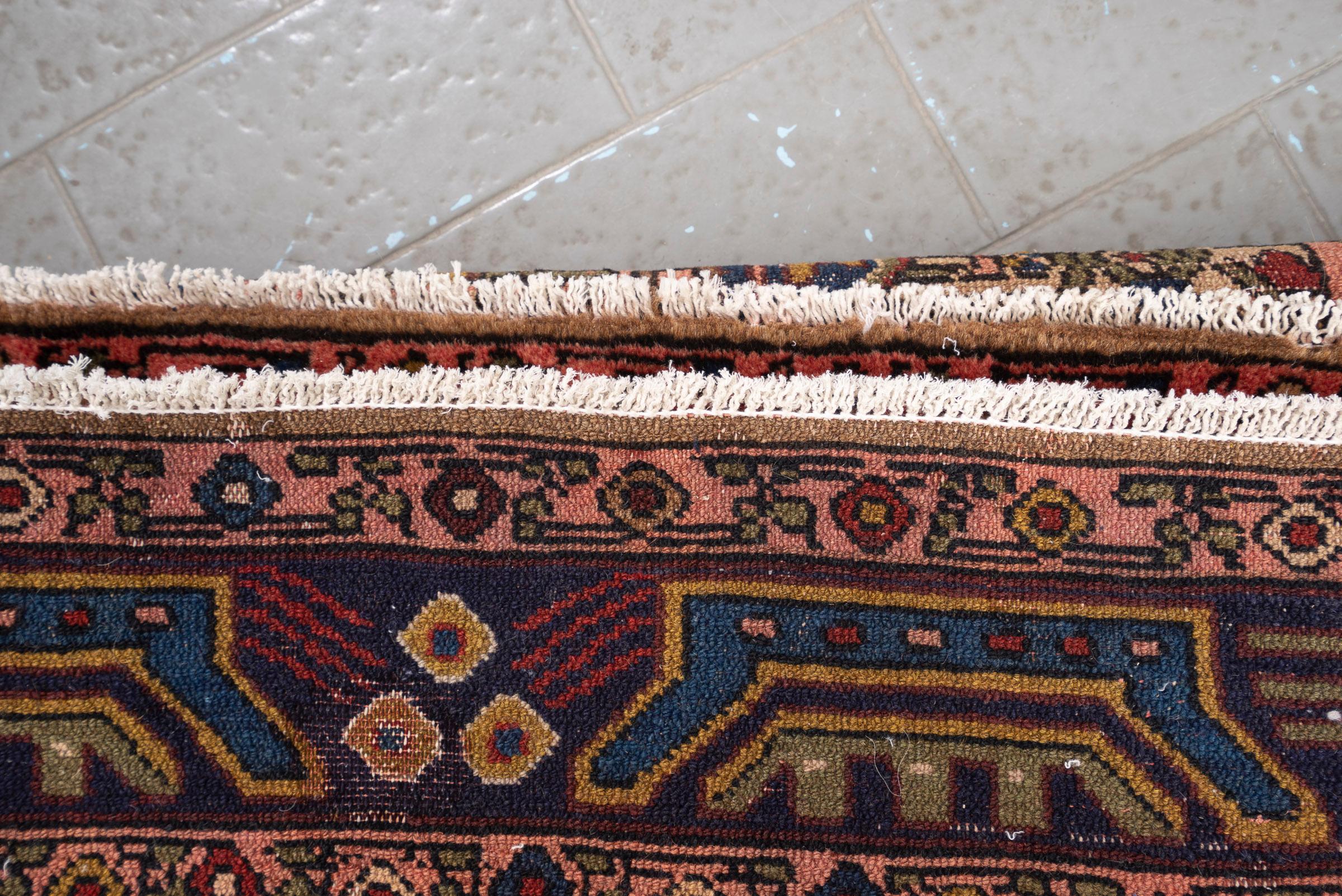 Vintage Nahavand Gol Heydar Persian Rug