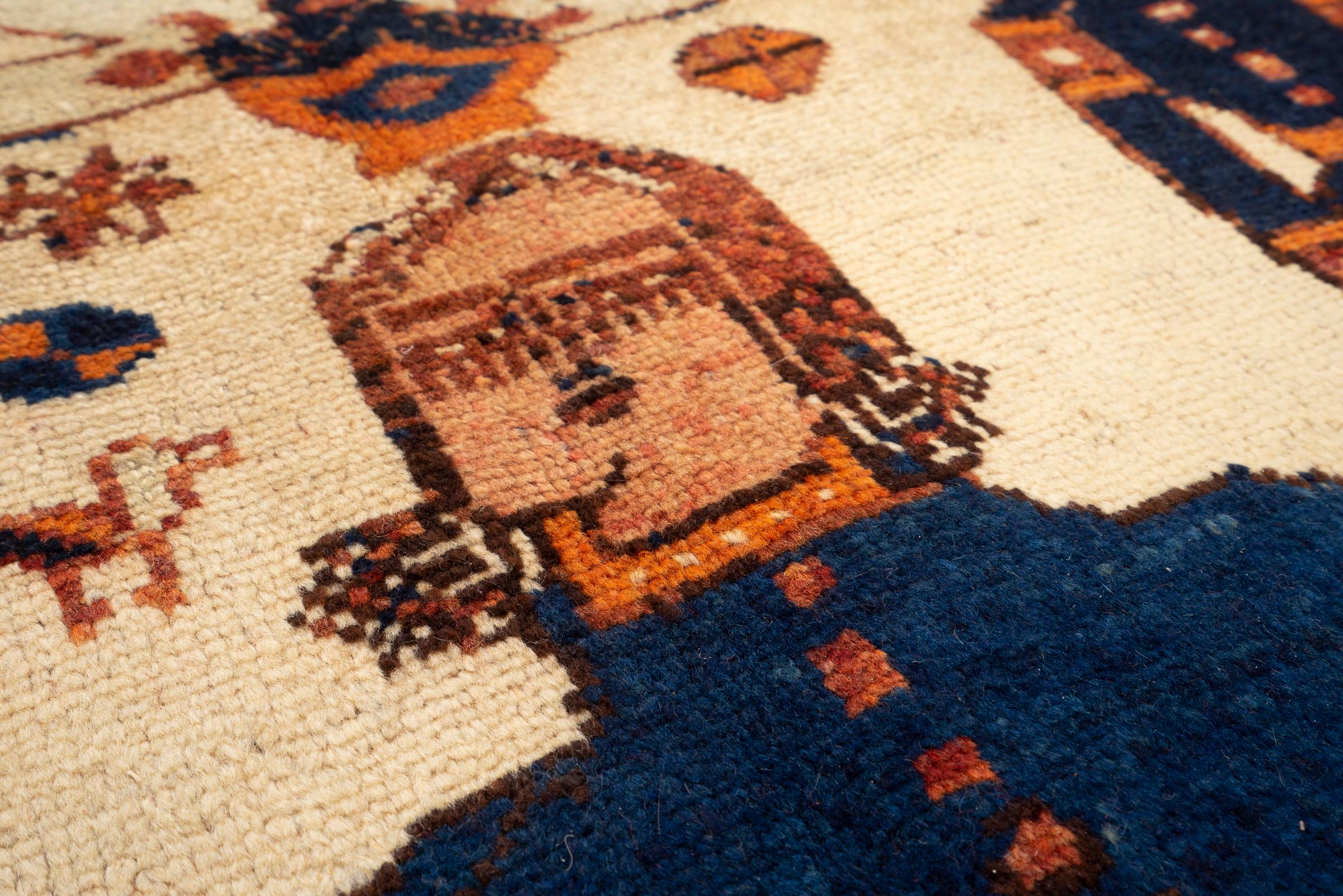 Antique Malayer Hooshang Shah Persian Rug