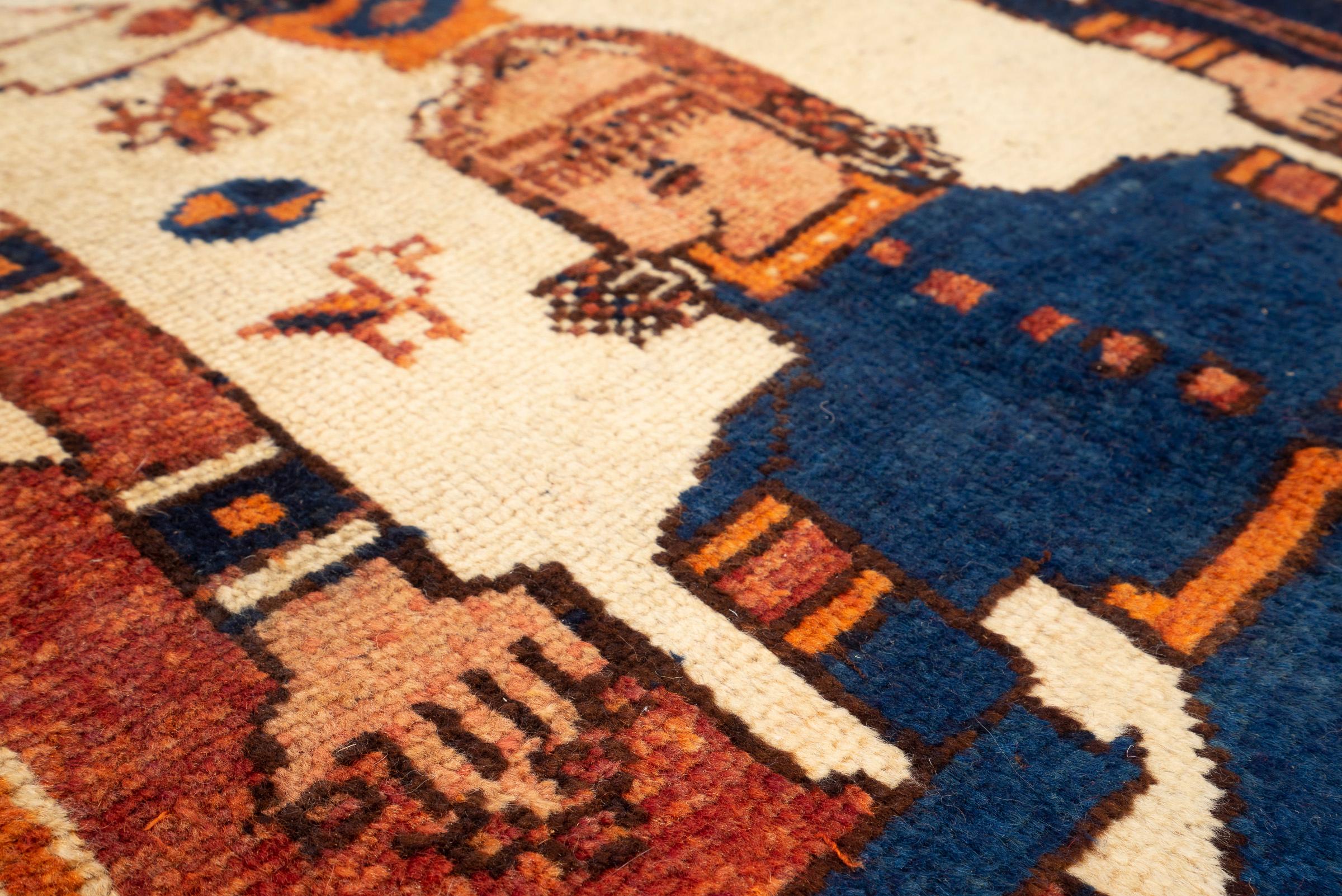 Antique Malayer Hooshang Shah Persian Rug