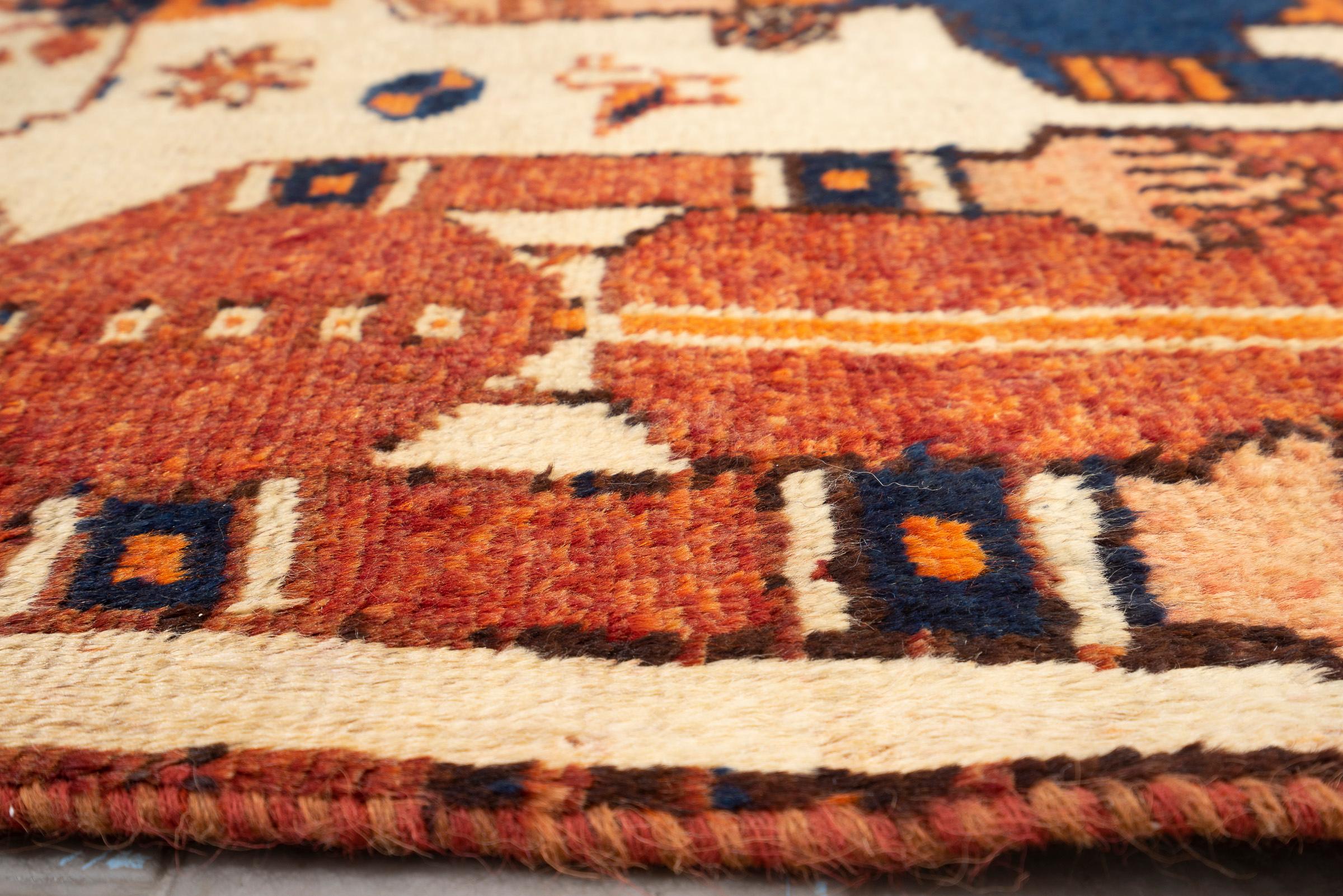 Antique Malayer Hooshang Shah Persian Rug