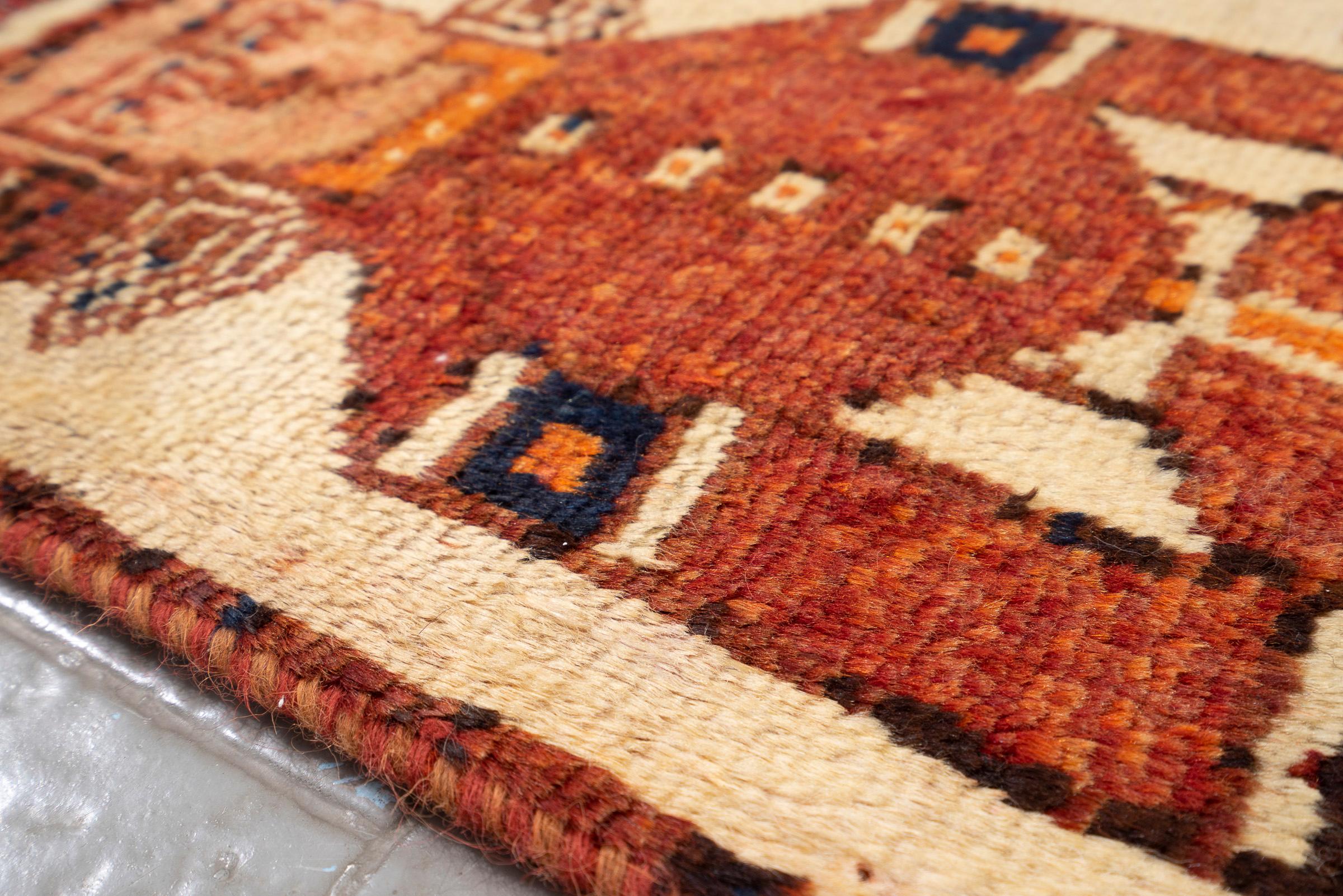 Antique Malayer Hooshang Shah Persian Rug