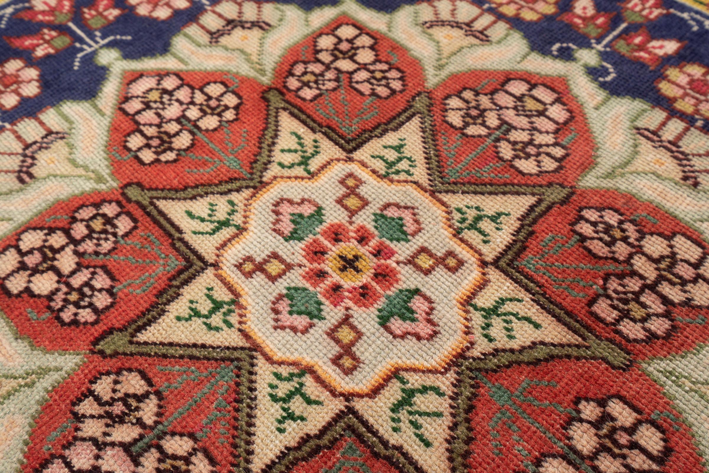 Tabriz Floral Circular Persian Rug