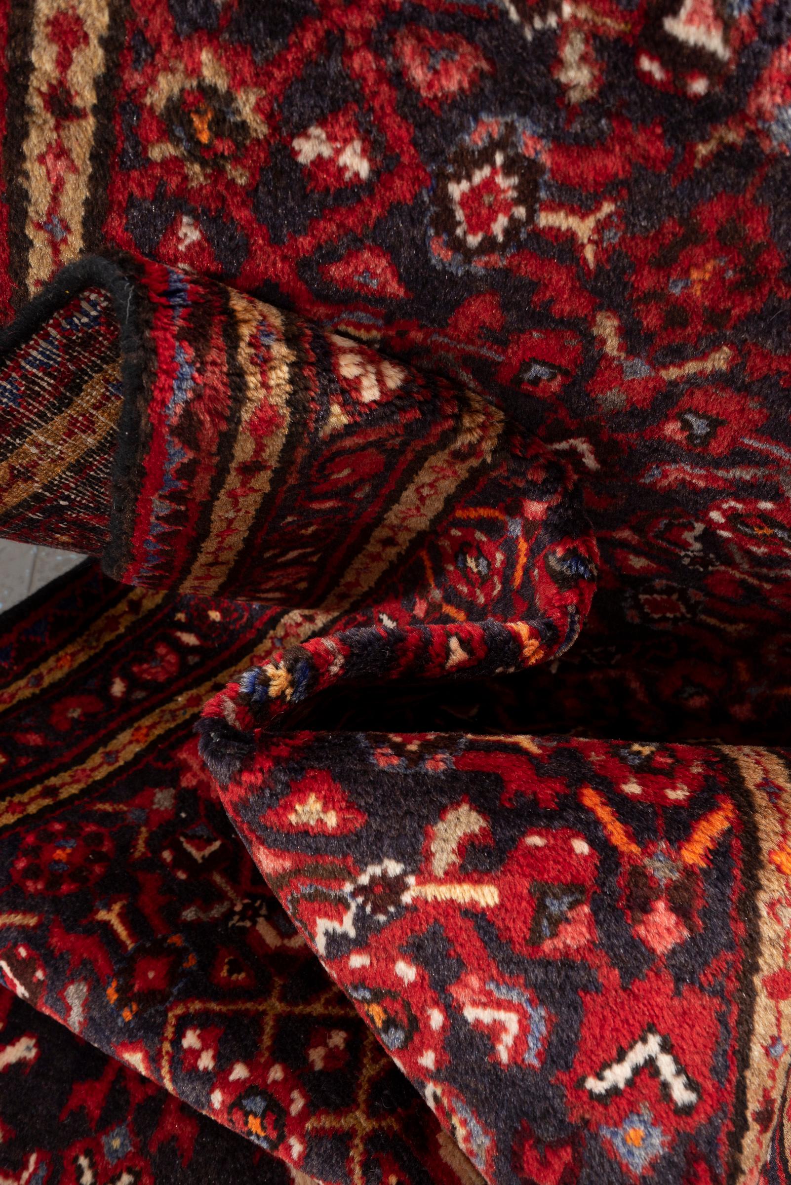 Vintage Malayer Mahi Persian Runner Rug