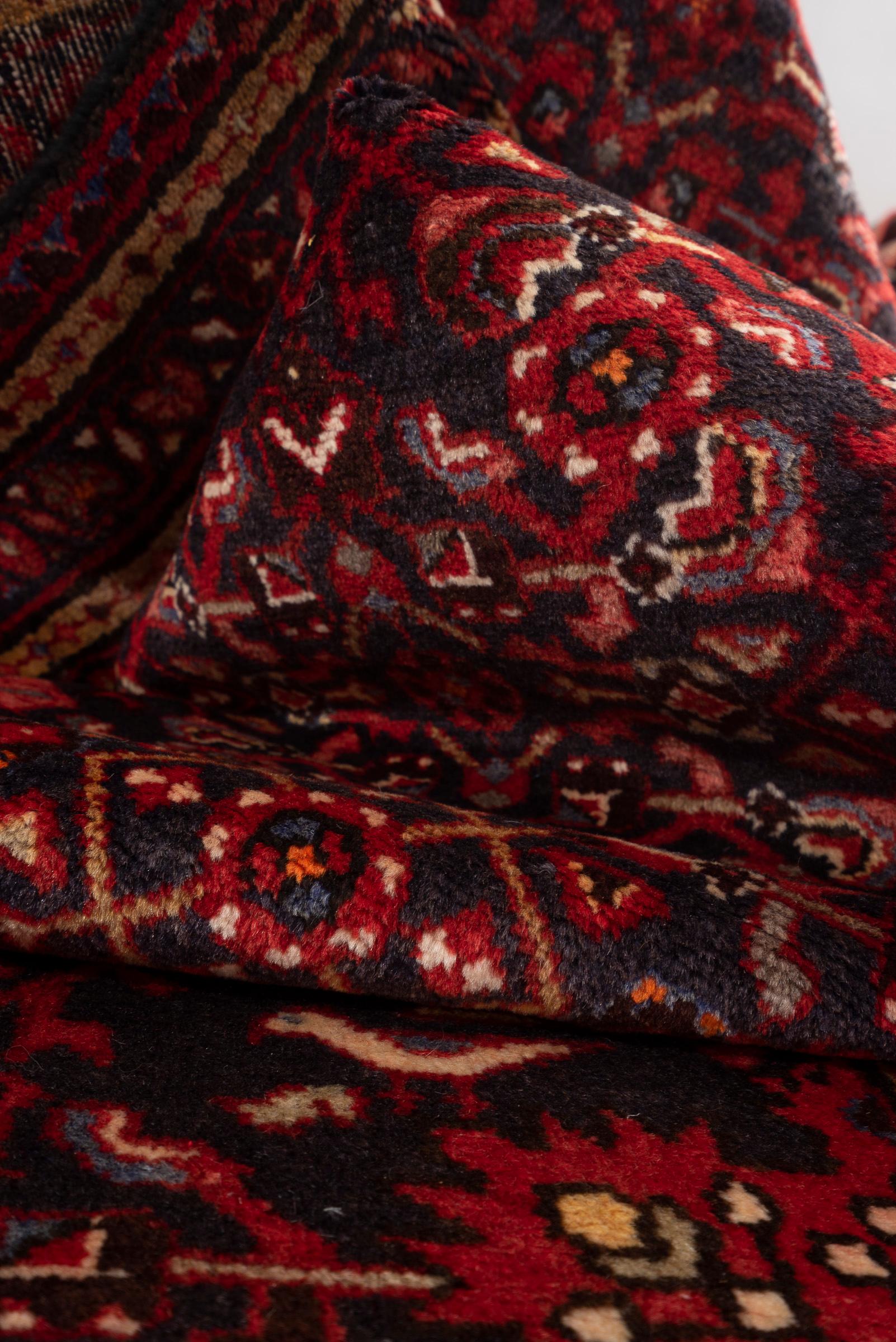 Vintage Malayer Mahi Persian Runner Rug